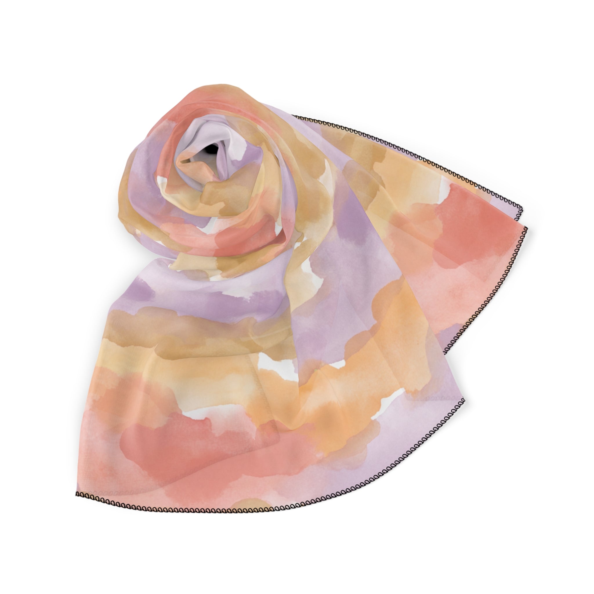 Tréville - Watercolor Sunset Wash Scarf
