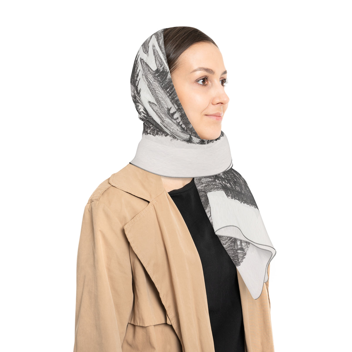 Carmody - Valley Mist Sketch Scarf