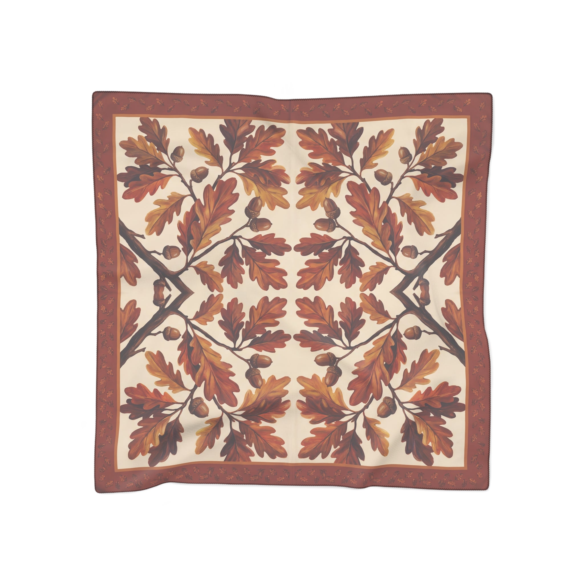 Alderley - Autumn Oak & Acorn Scarf