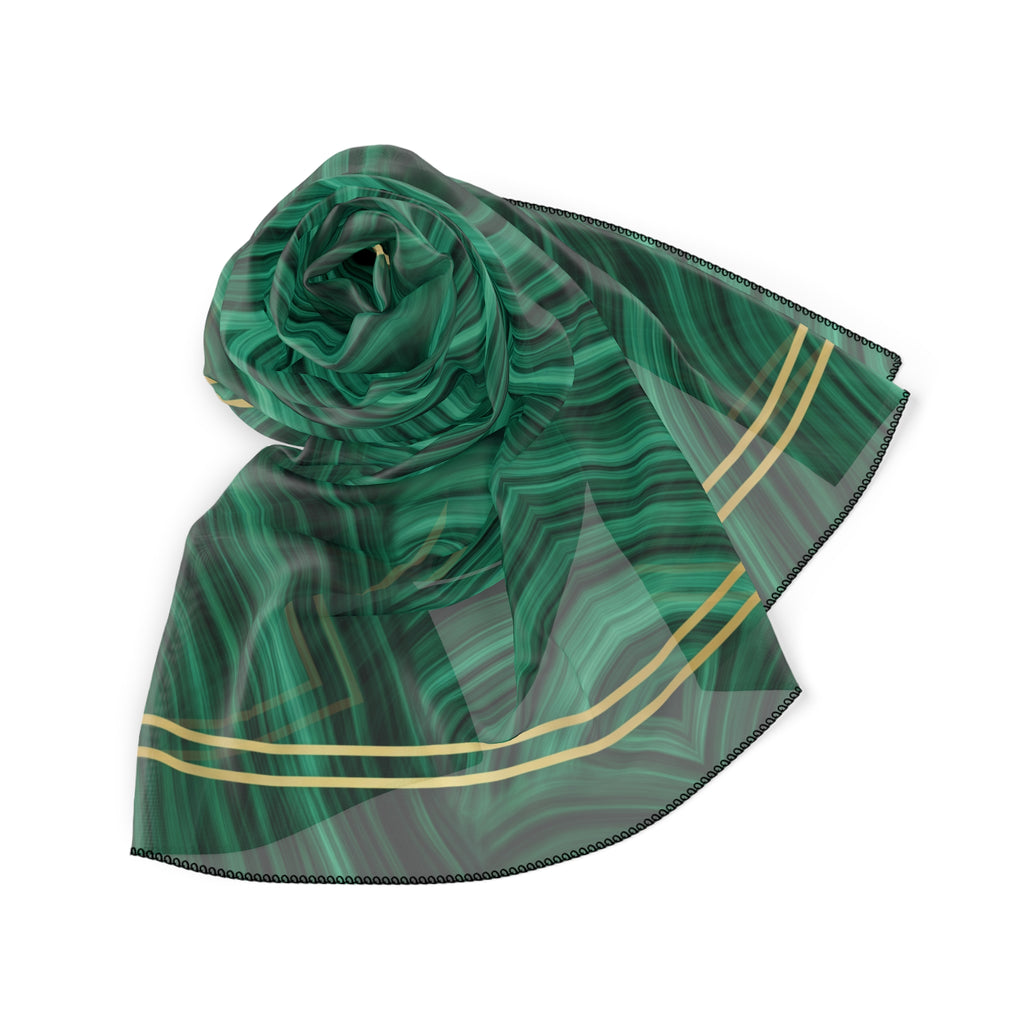 Borromeo - Malachite Ribbon Scarf