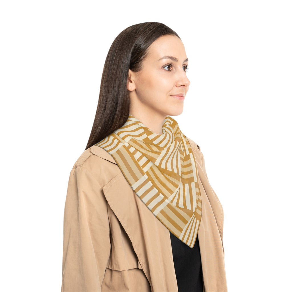 Wetherby - Honey Basket Check Scarf