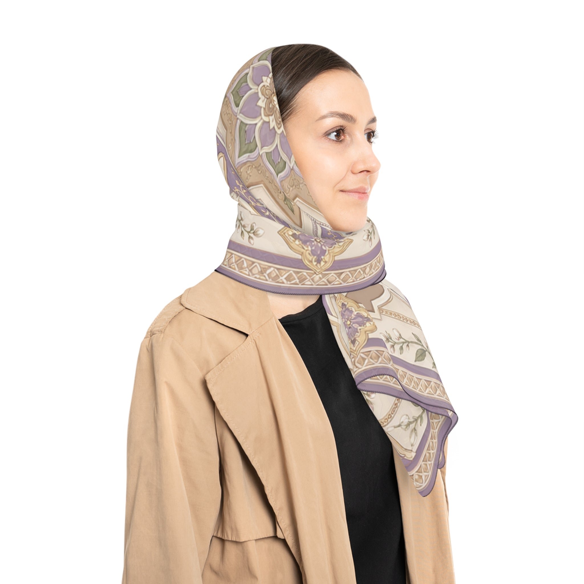 Duchess of Lavender Lattice Scarf