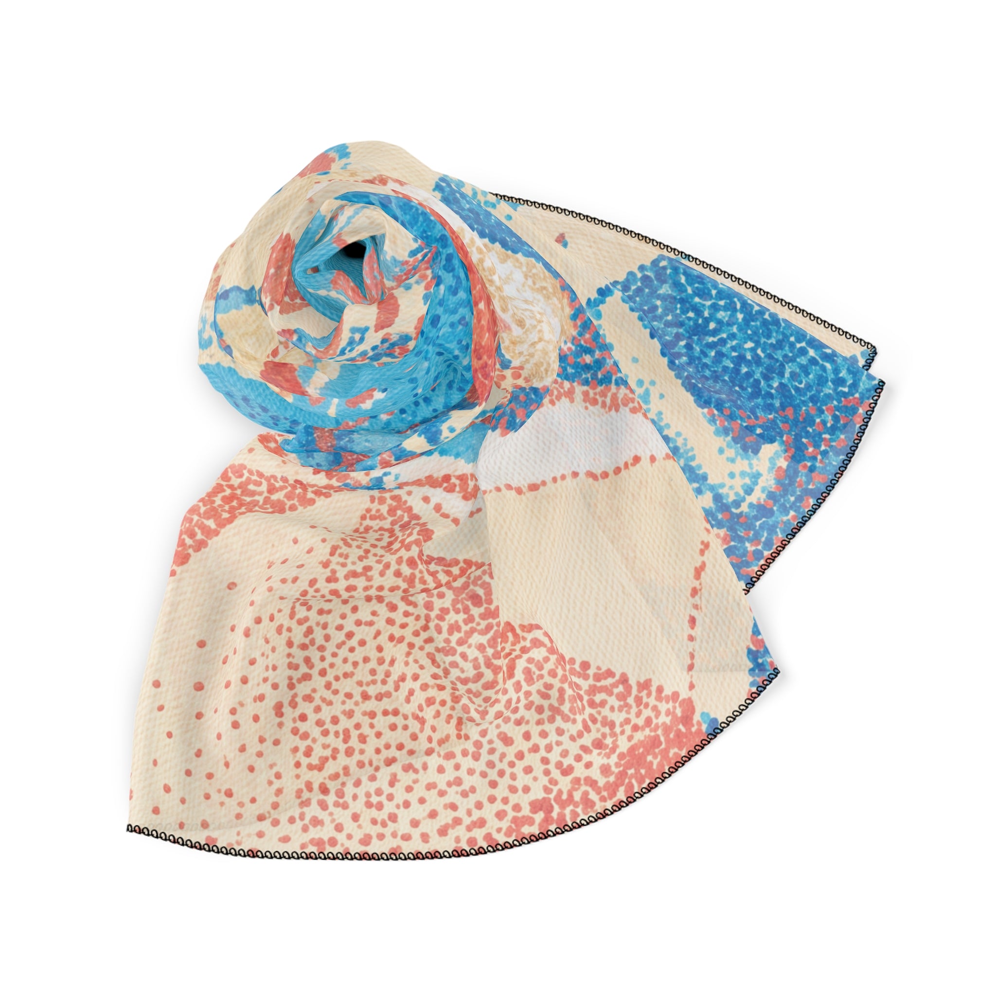 Duval - Seaside Promenade Pointillist Scarf