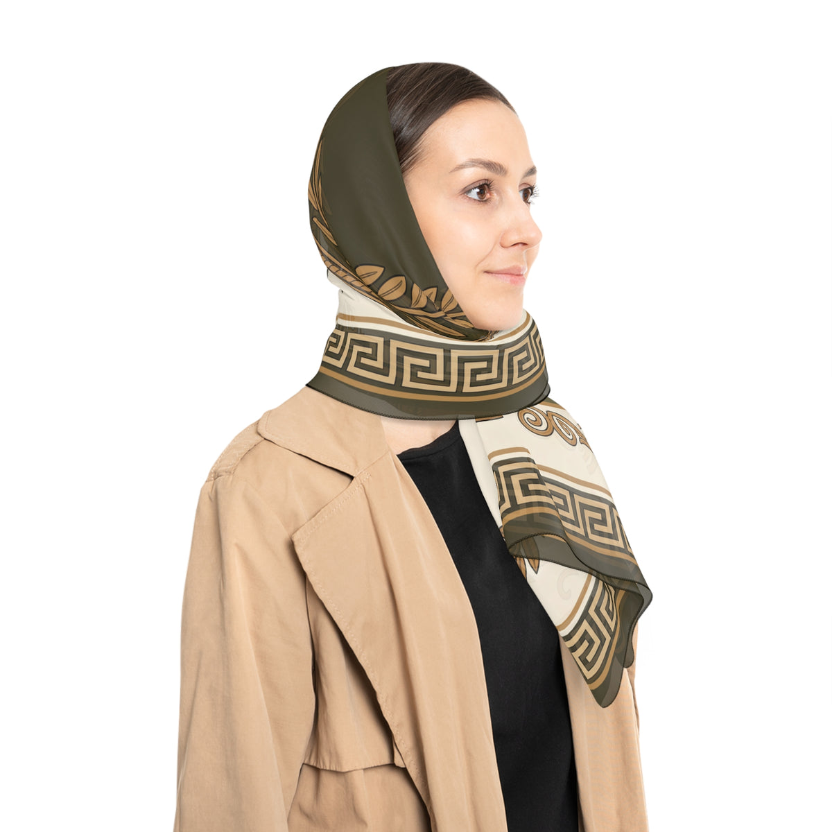 Ludovisi - Roman Laurel Medallion Scarf