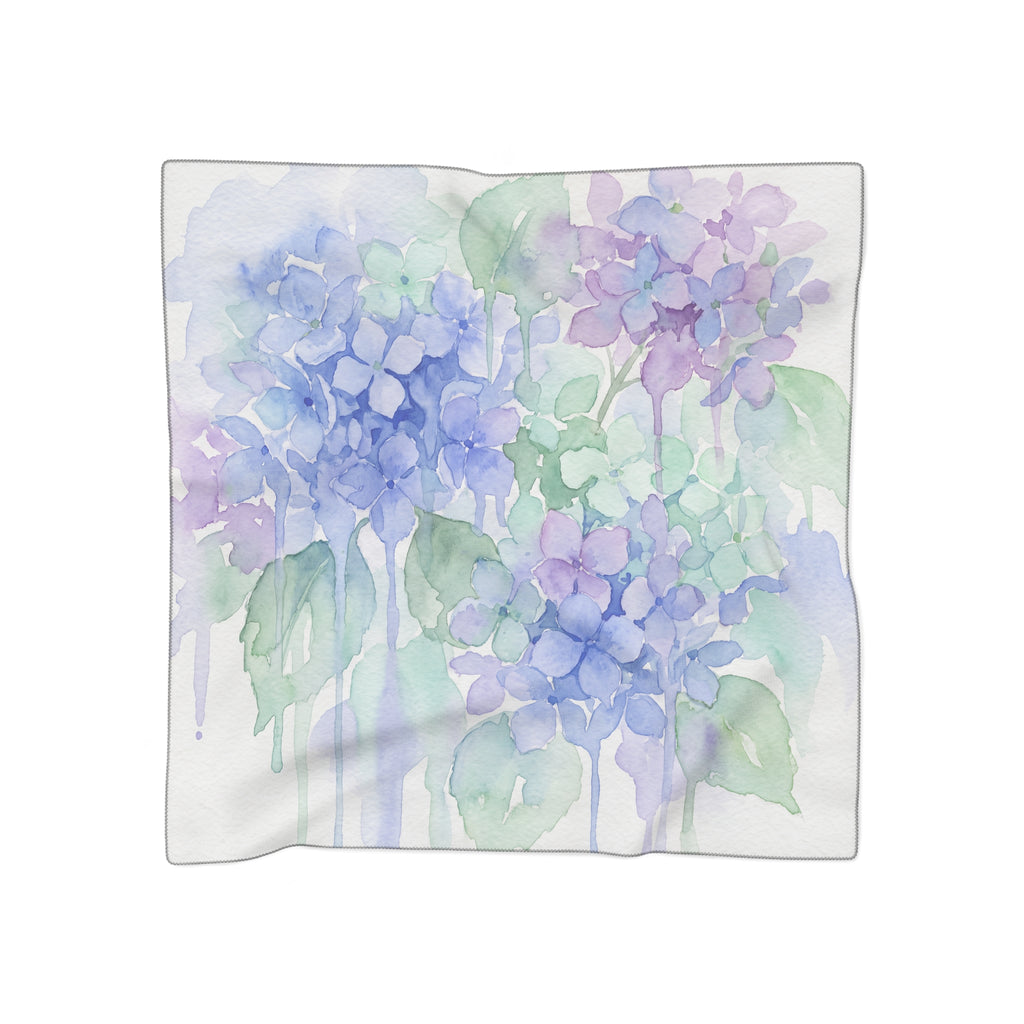 Caldwell - Hydrangea Mist Watercolor Scarf