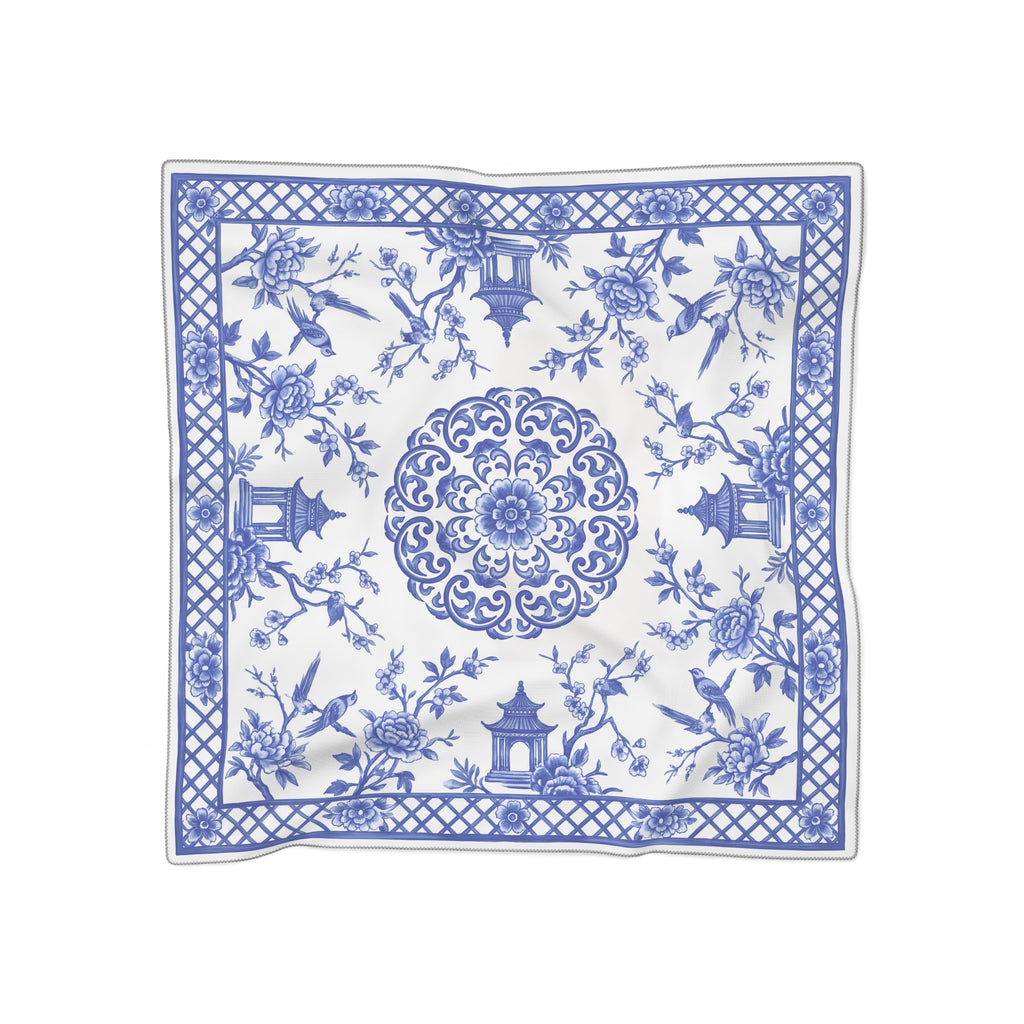 Ashford - Porcelain Chinoiserie Bloom Scarf