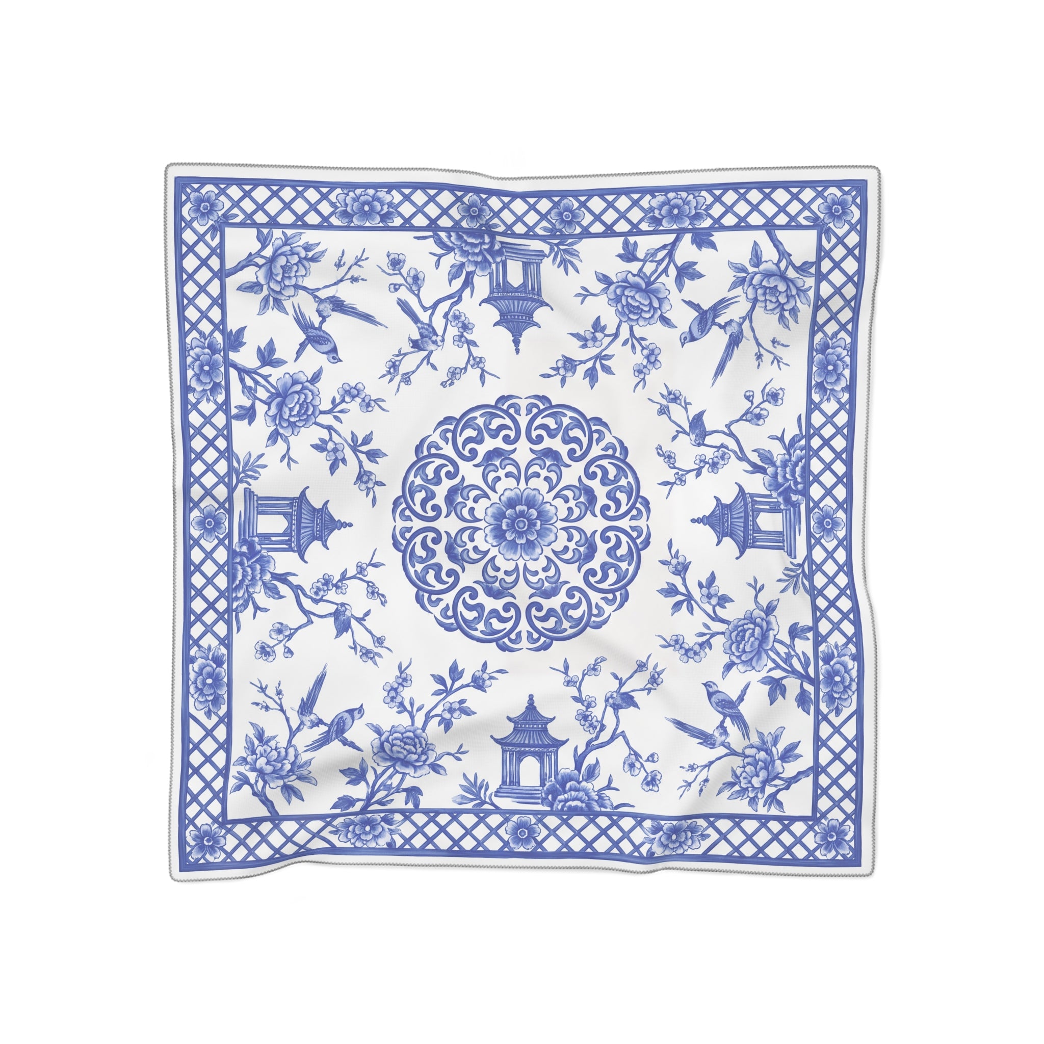 Ashford - Porcelain Chinoiserie Bloom Scarf