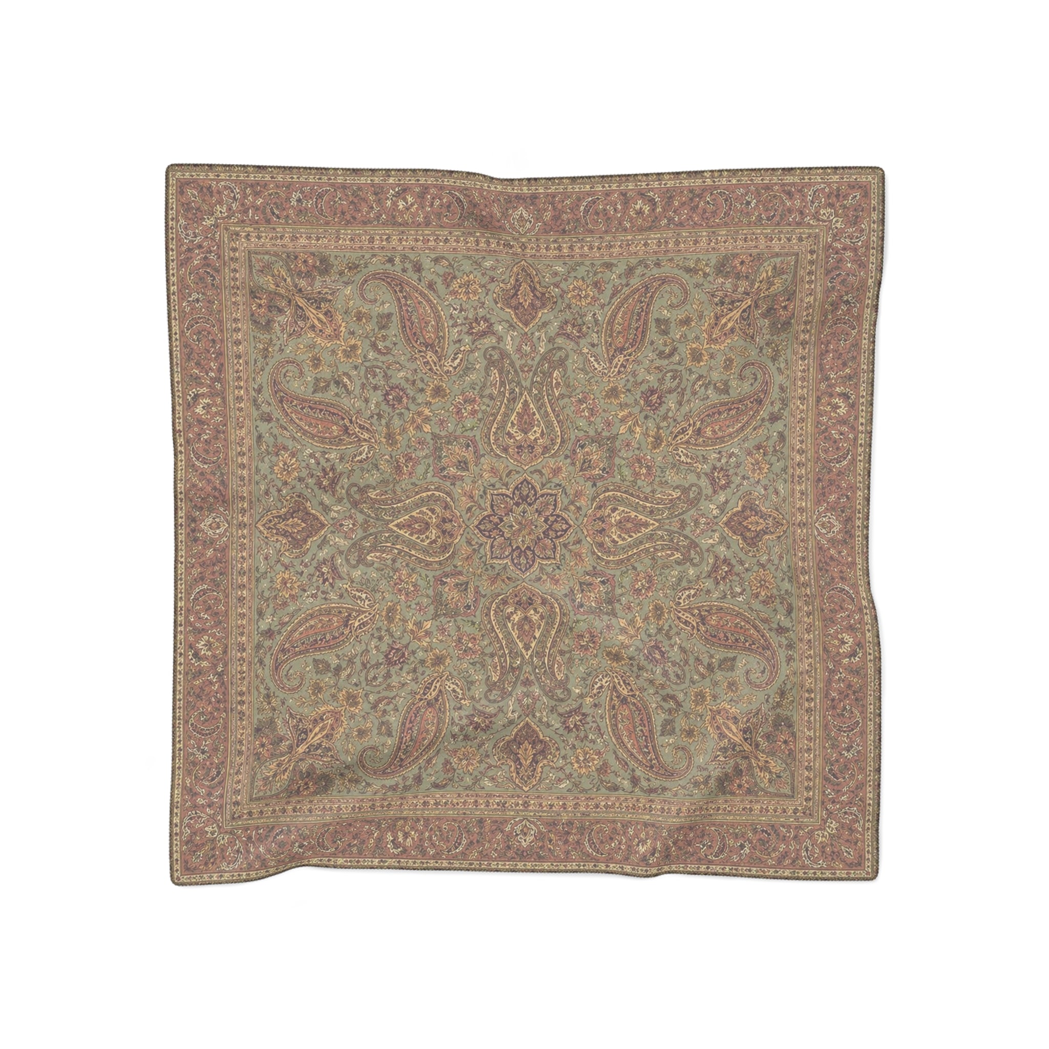 Marchesa di Ferrara Sage Vintage Paisley Scarf