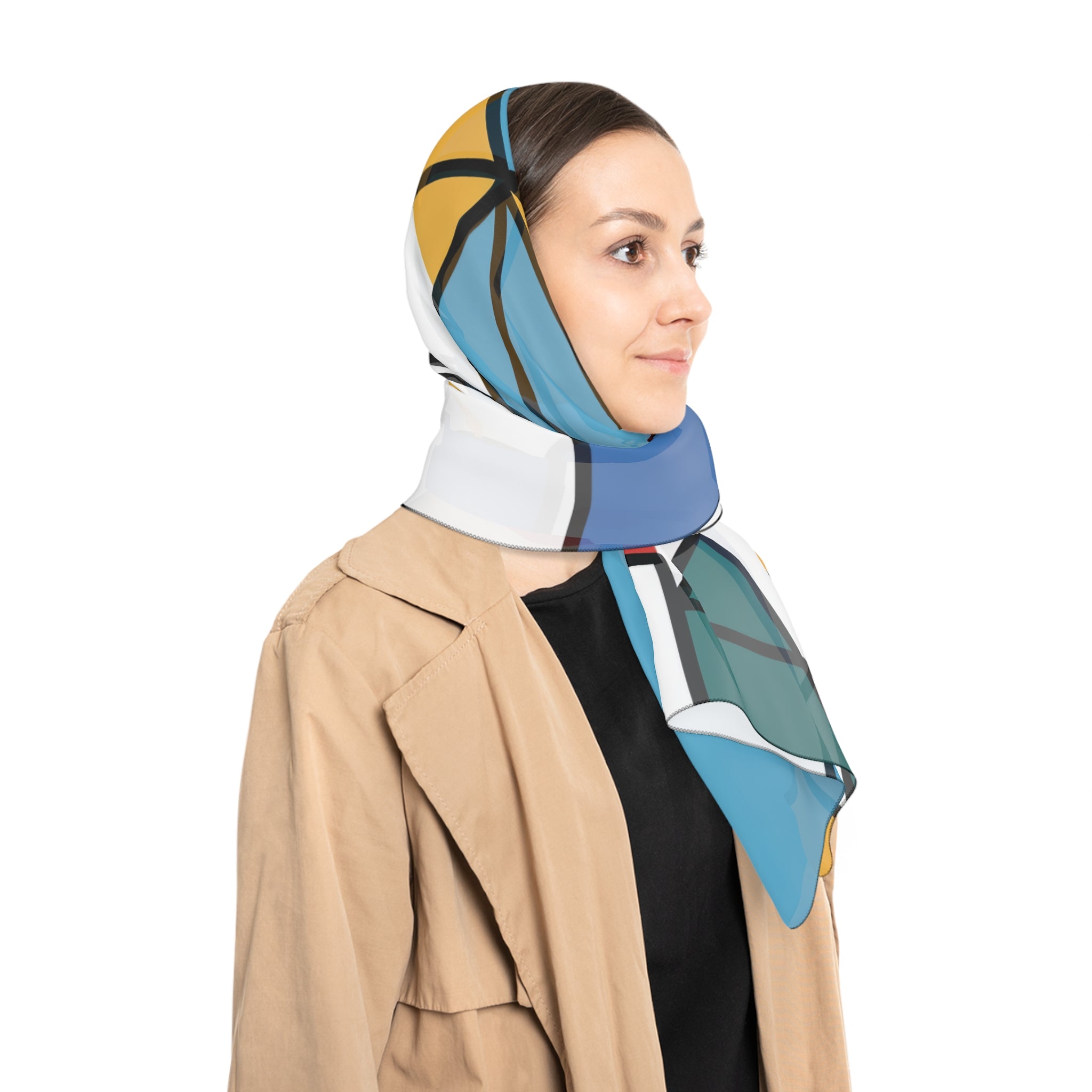 Mocenigo - Modern Bauhaus Geometry Scarf