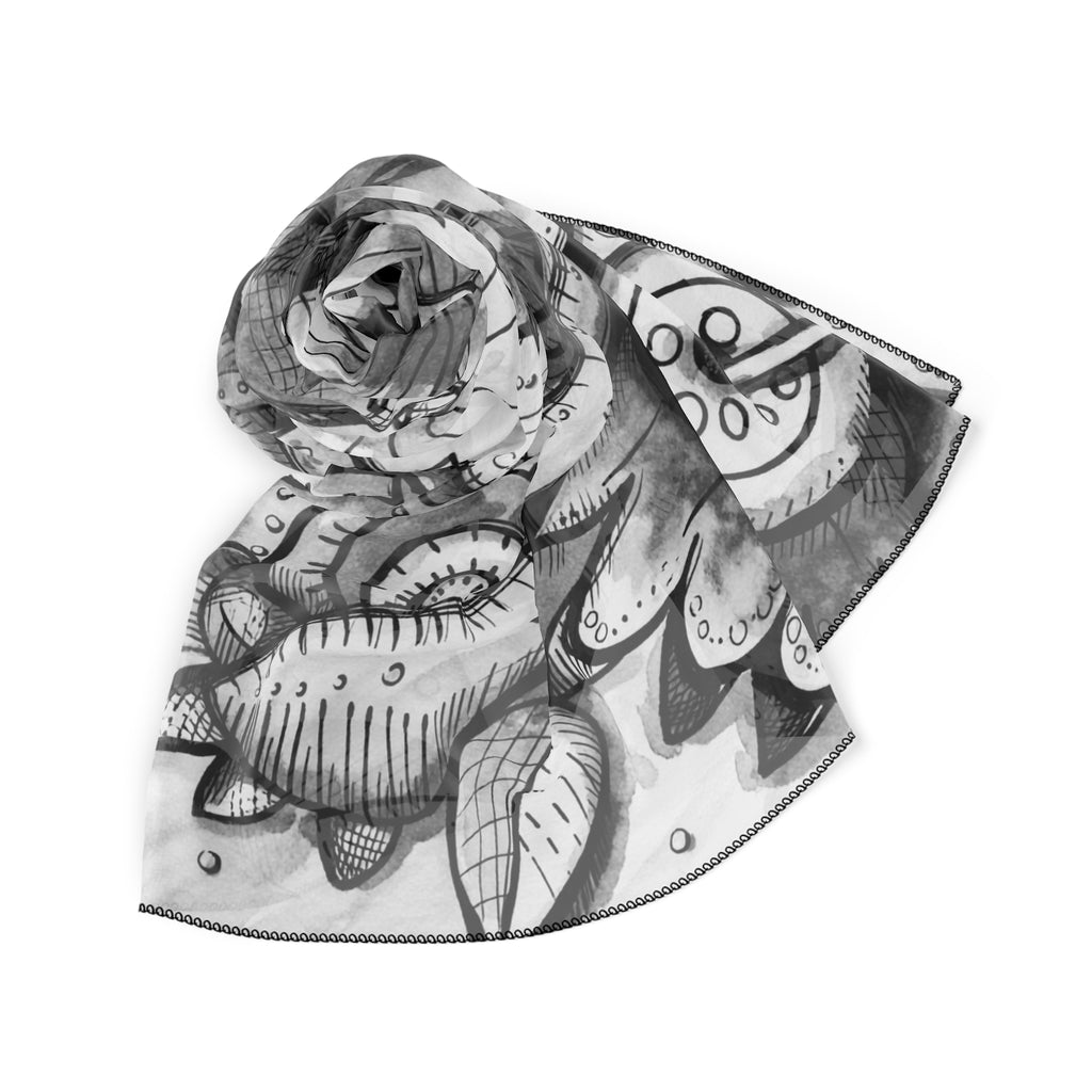 Godolphin - Ink Nocturne Bloom Scarf