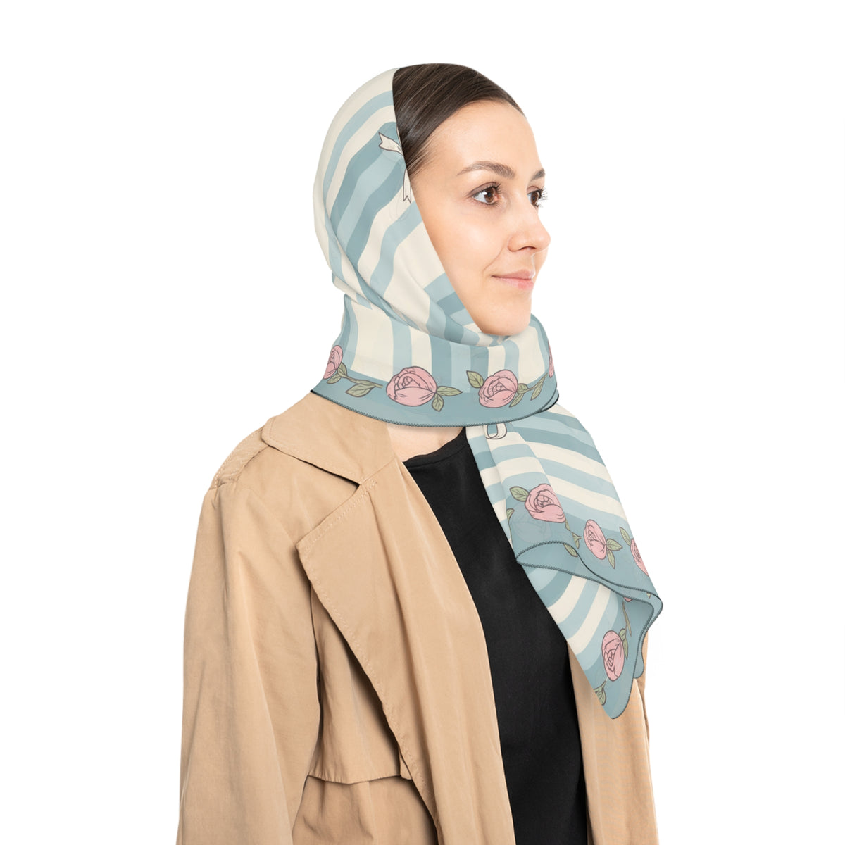 Lansdowne - Regency Rosebud Stripe Scarf