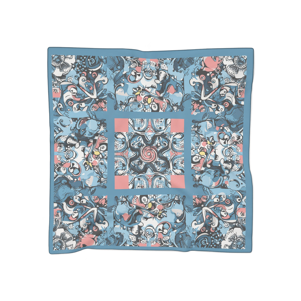 Montreuil - Pastel Carnival Mosaic Scarf