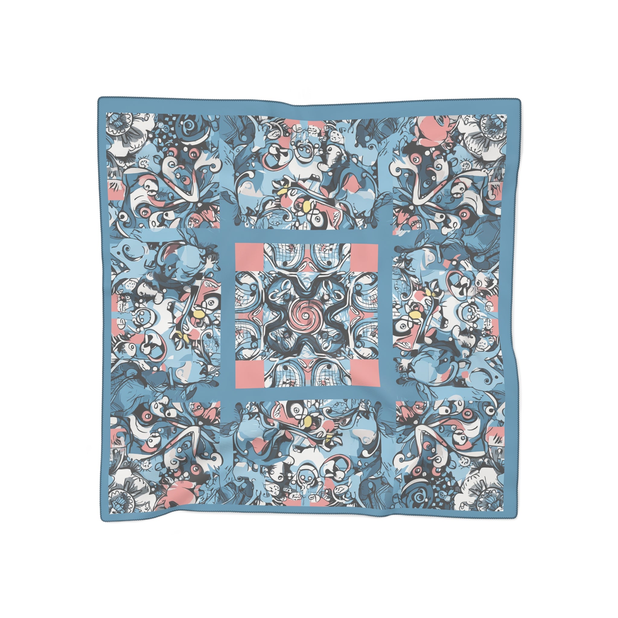 Montreuil - Pastel Carnival Mosaic Scarf