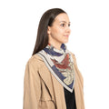 Fujinami - Koi Pond Ukiyo-e Scarf