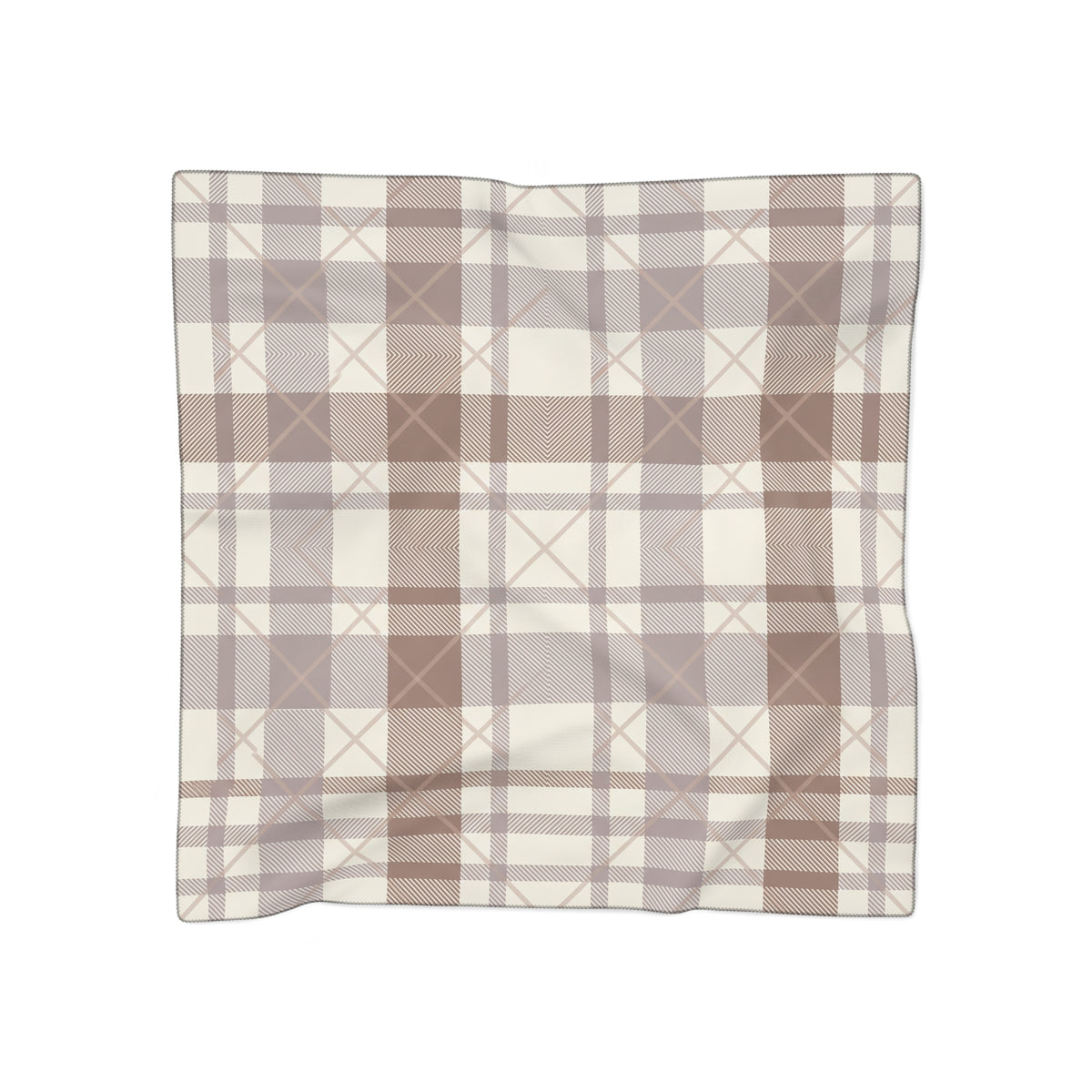 Harrogate - Cream Prince of Wales Scarf
