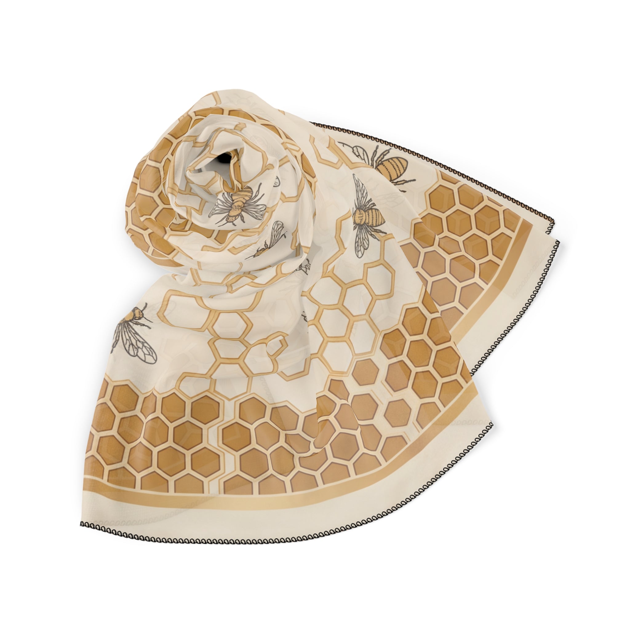 Foscari - Gilded Honeycomb Scarf