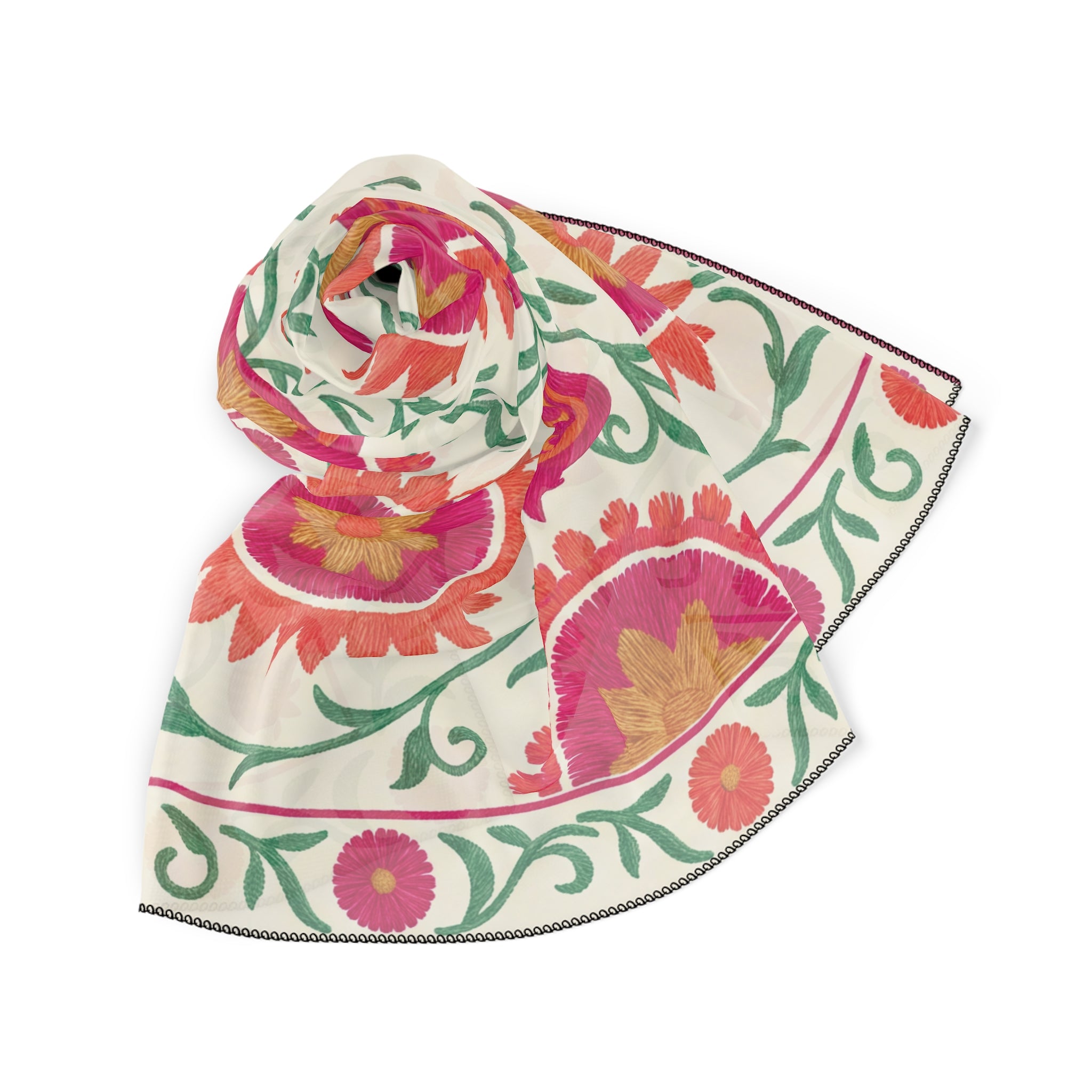Pastrana - Suzani Sun Rosette Scarf