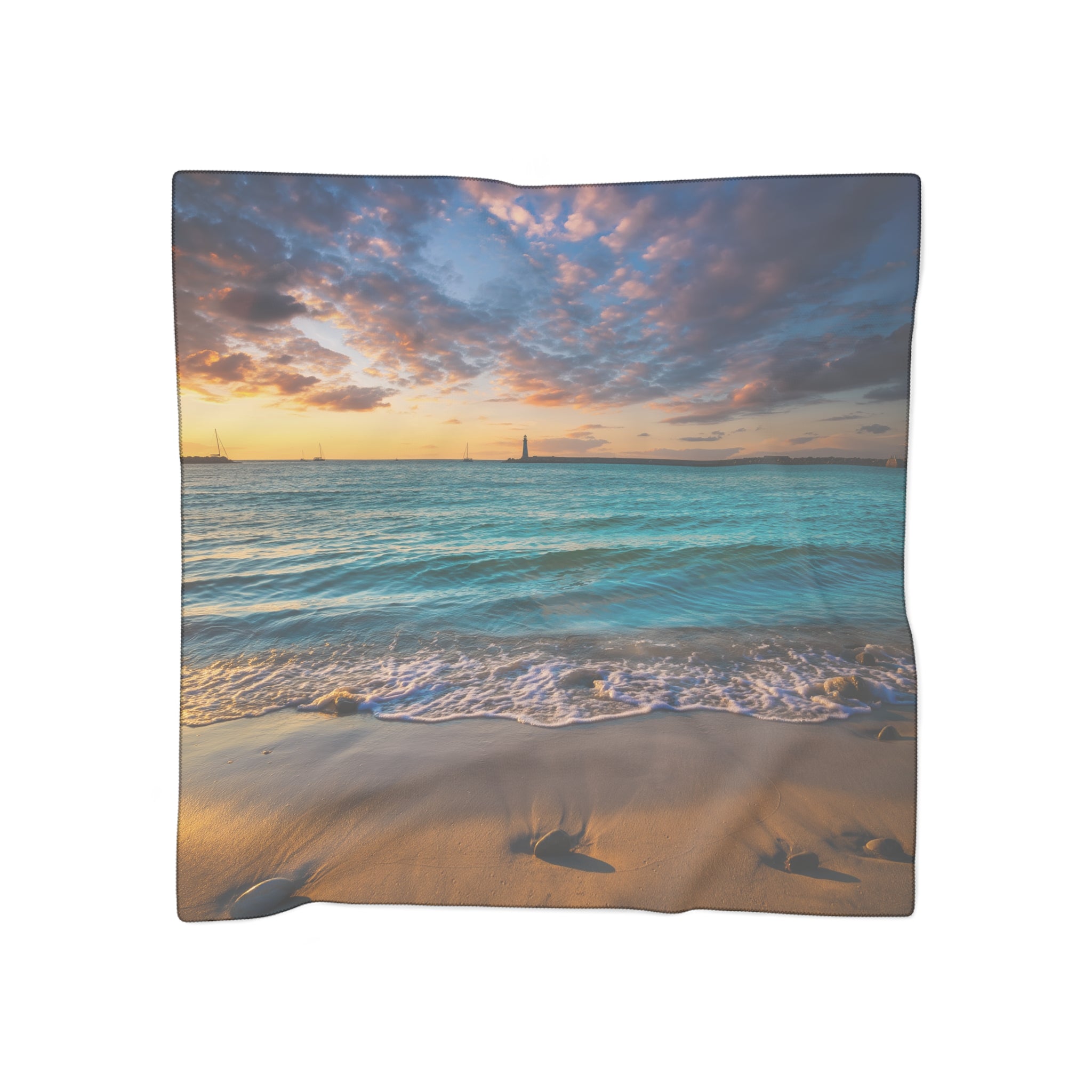 Featherstone - Lady of Azure Horizon Silk Scarf