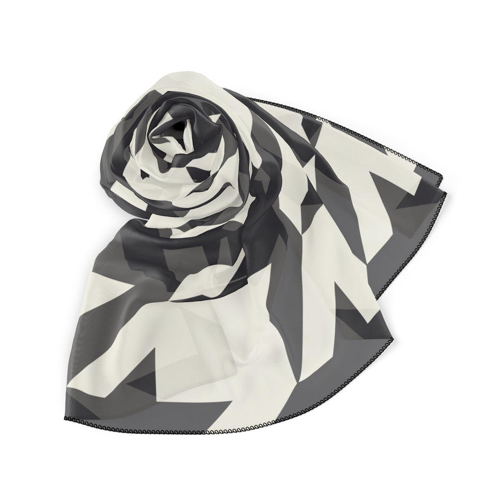 Elsworth - Ivory Houndstooth Grande Scarf