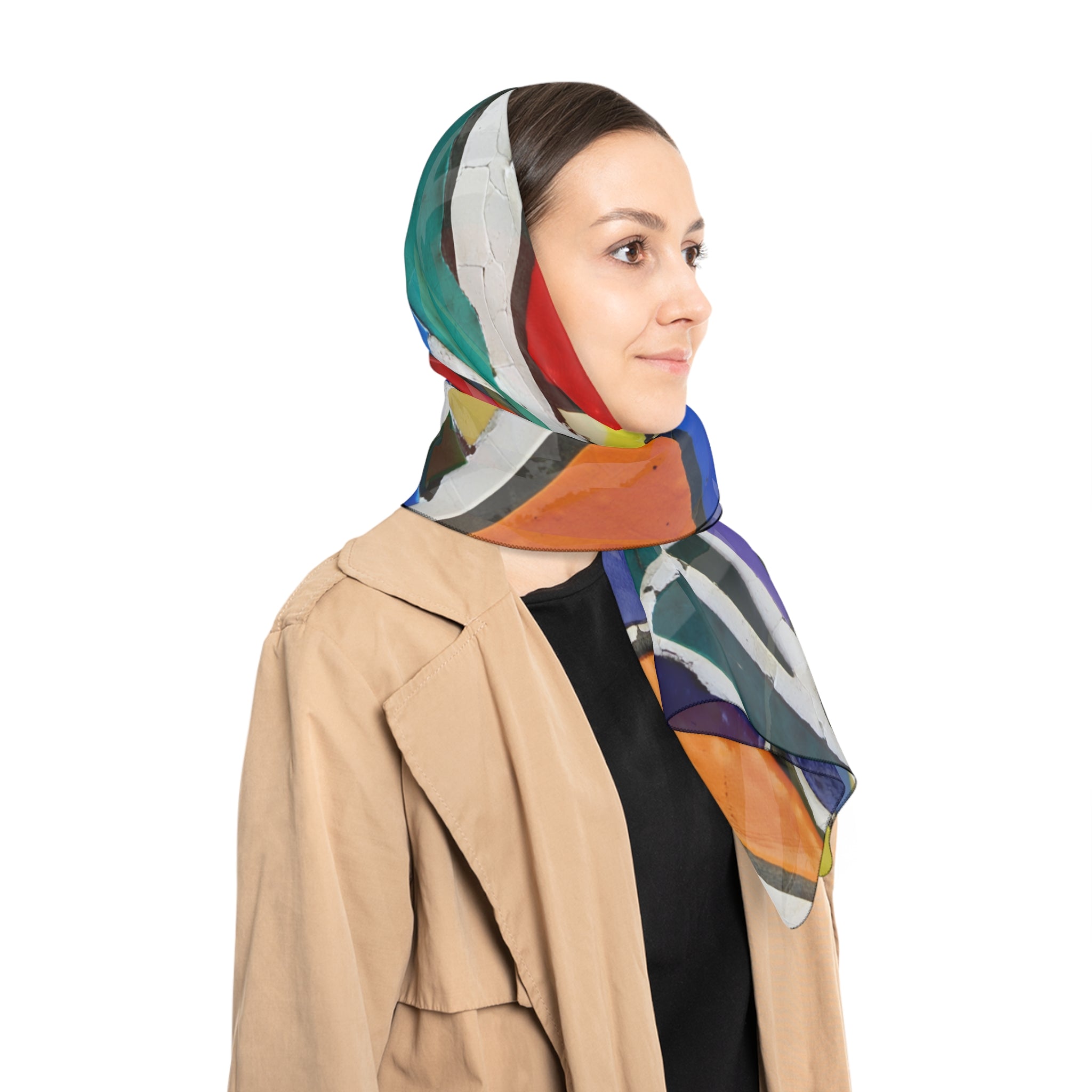 Arlington - Vibrant Mosaic Fragments Scarf
