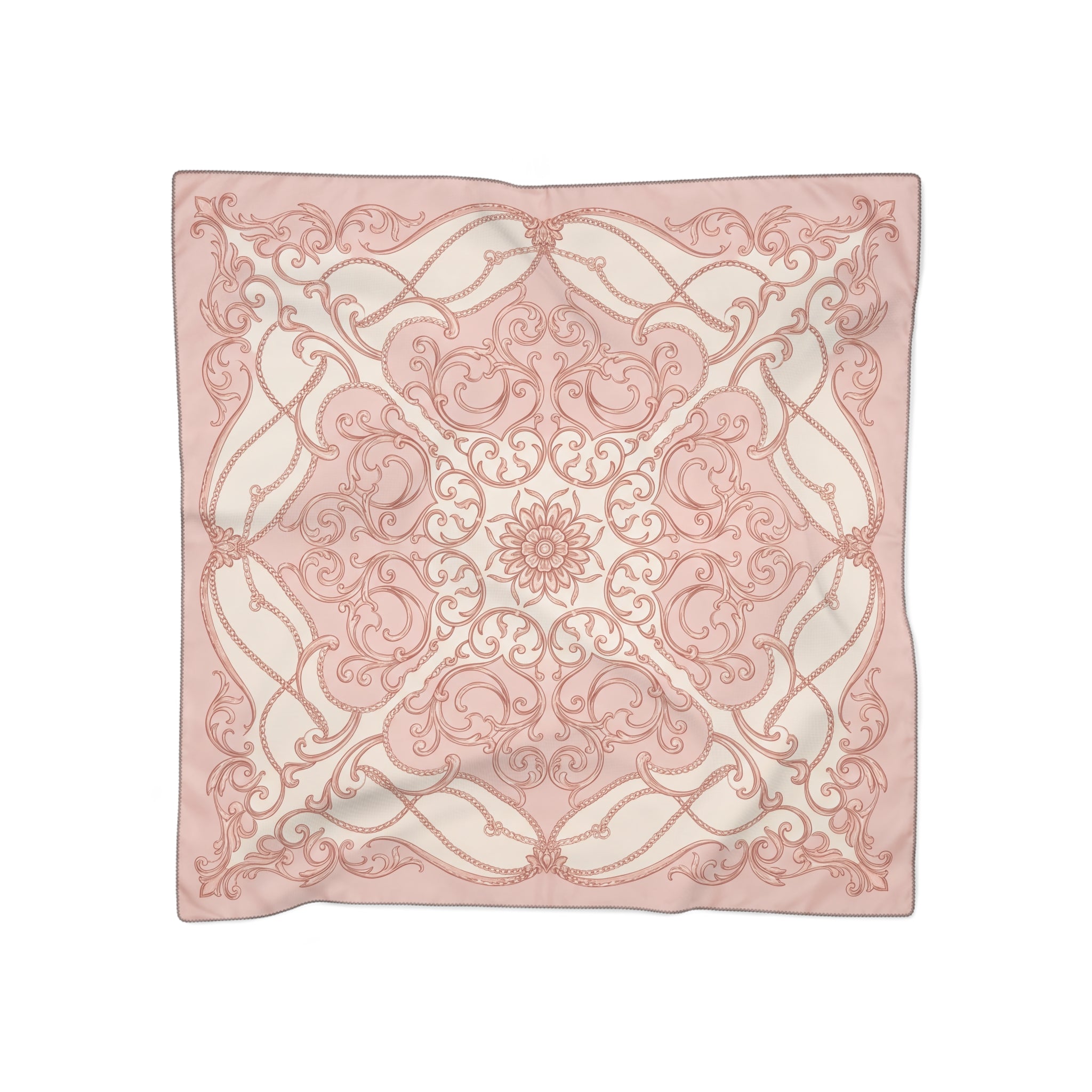 Montespan - Rose Gold Filigree Scarf
