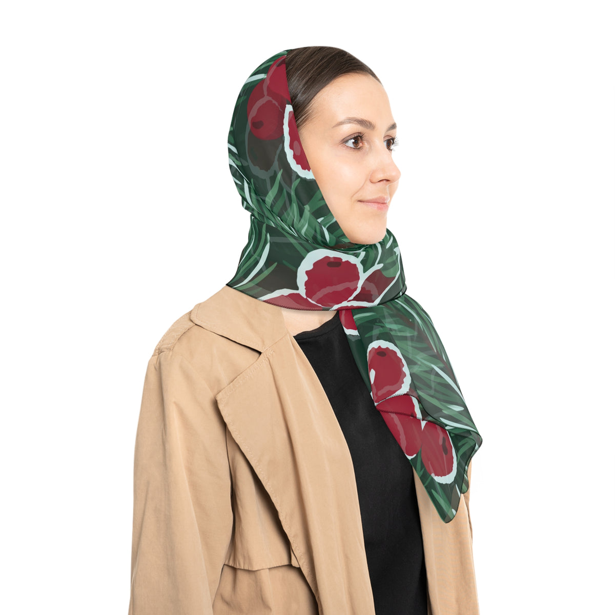 Wintergreen - Frosted Pine Berry Scarf