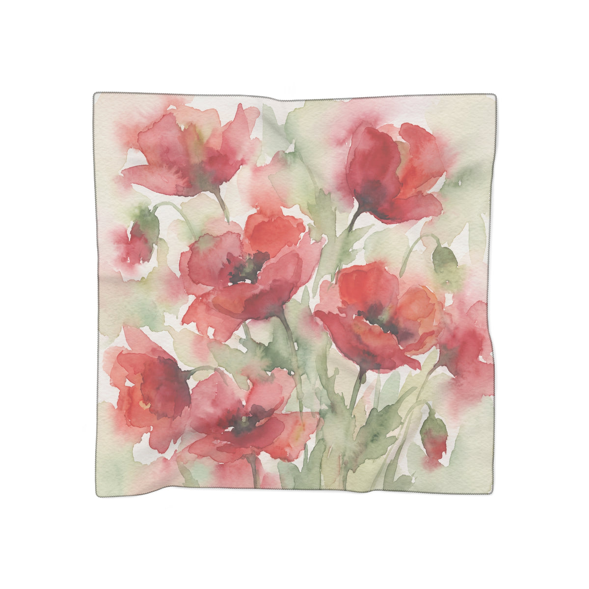 Ostergaard - Poppy Wash Watercolor Scarf