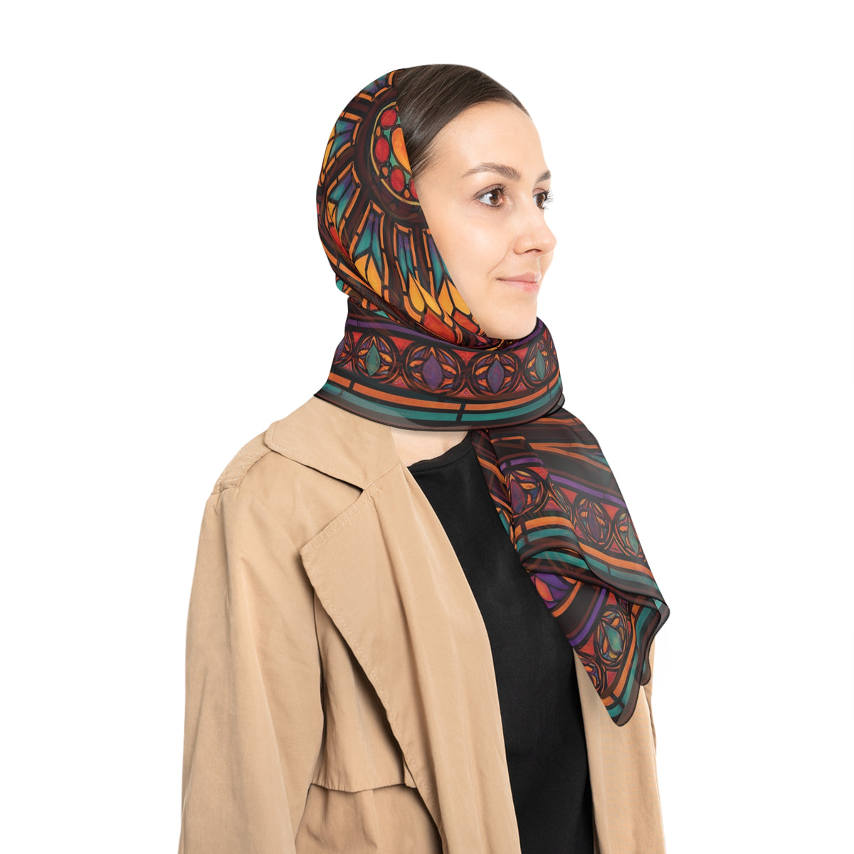 Rezzonico - Amber Stained Glass Scarf