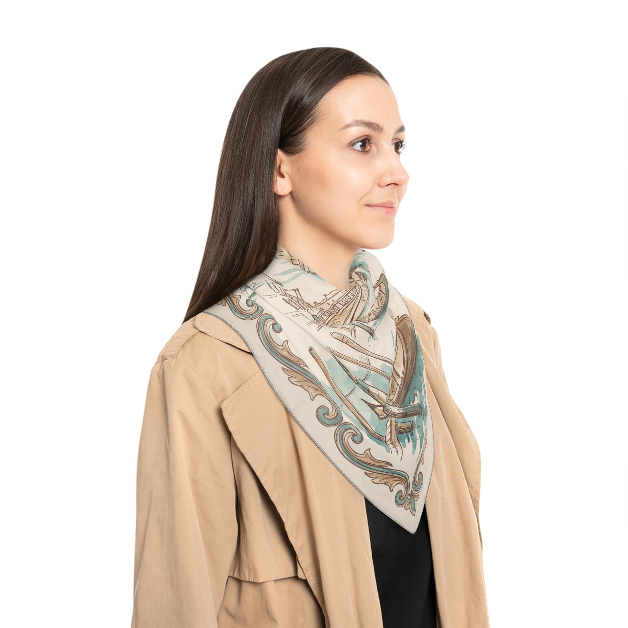 Barbarigo - Venetian Canal Sketch Scarf