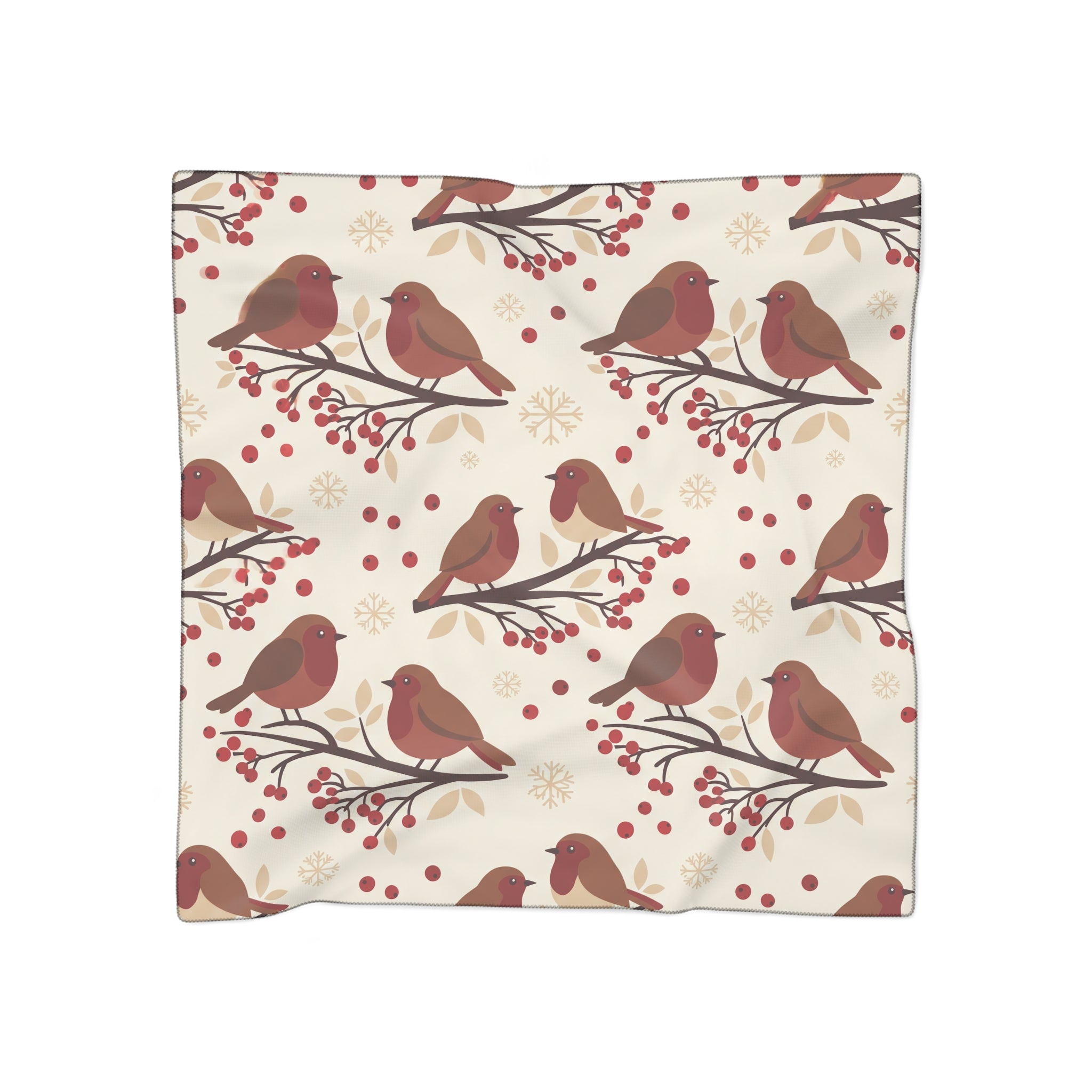 Manin - Winter Robin Berry Scarf