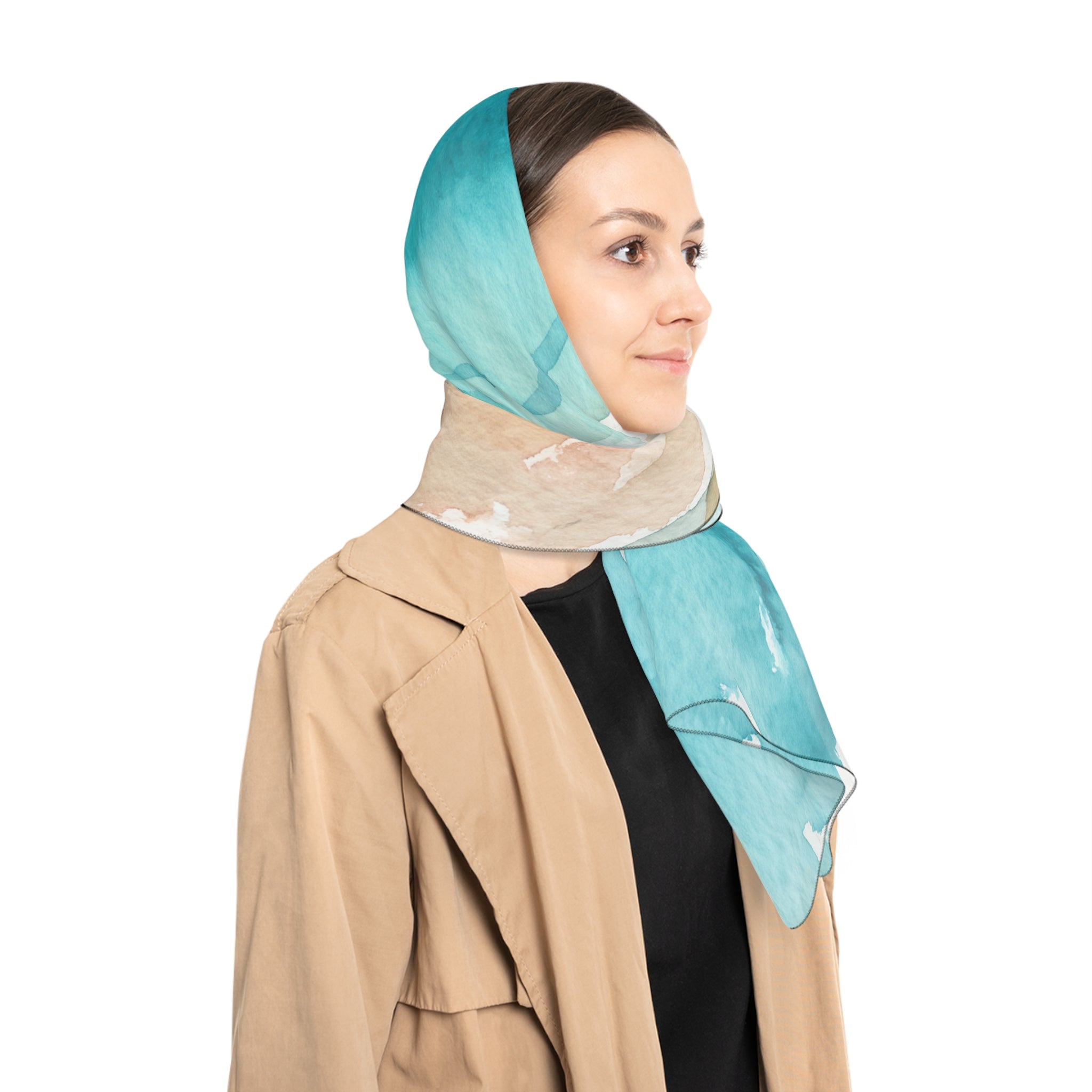 Penrose - Coastal Wash Watercolor Scarf