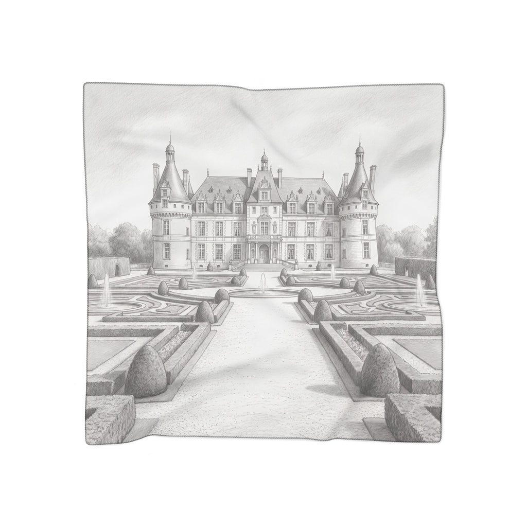 Duplessis - Chateau Garden Sketch Scarf