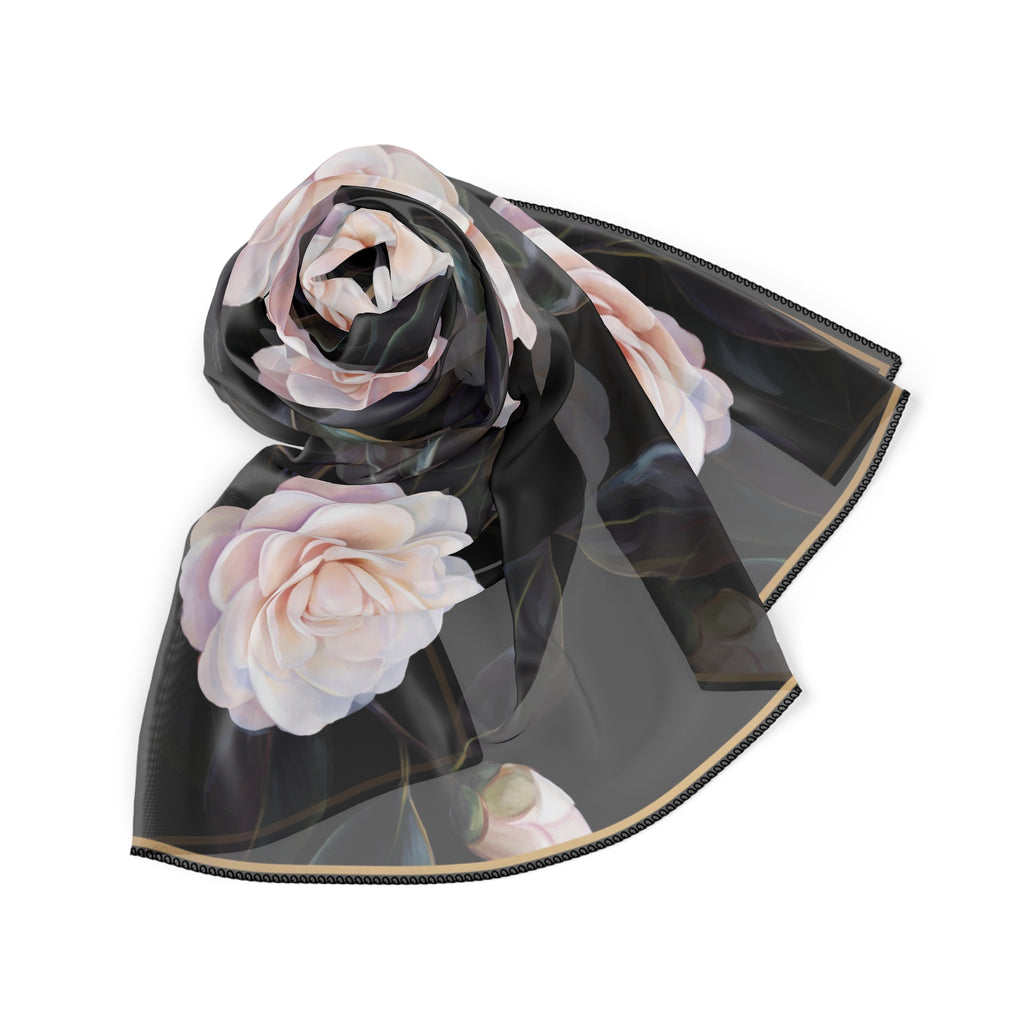 Marsan - Camellia Noir Scarf