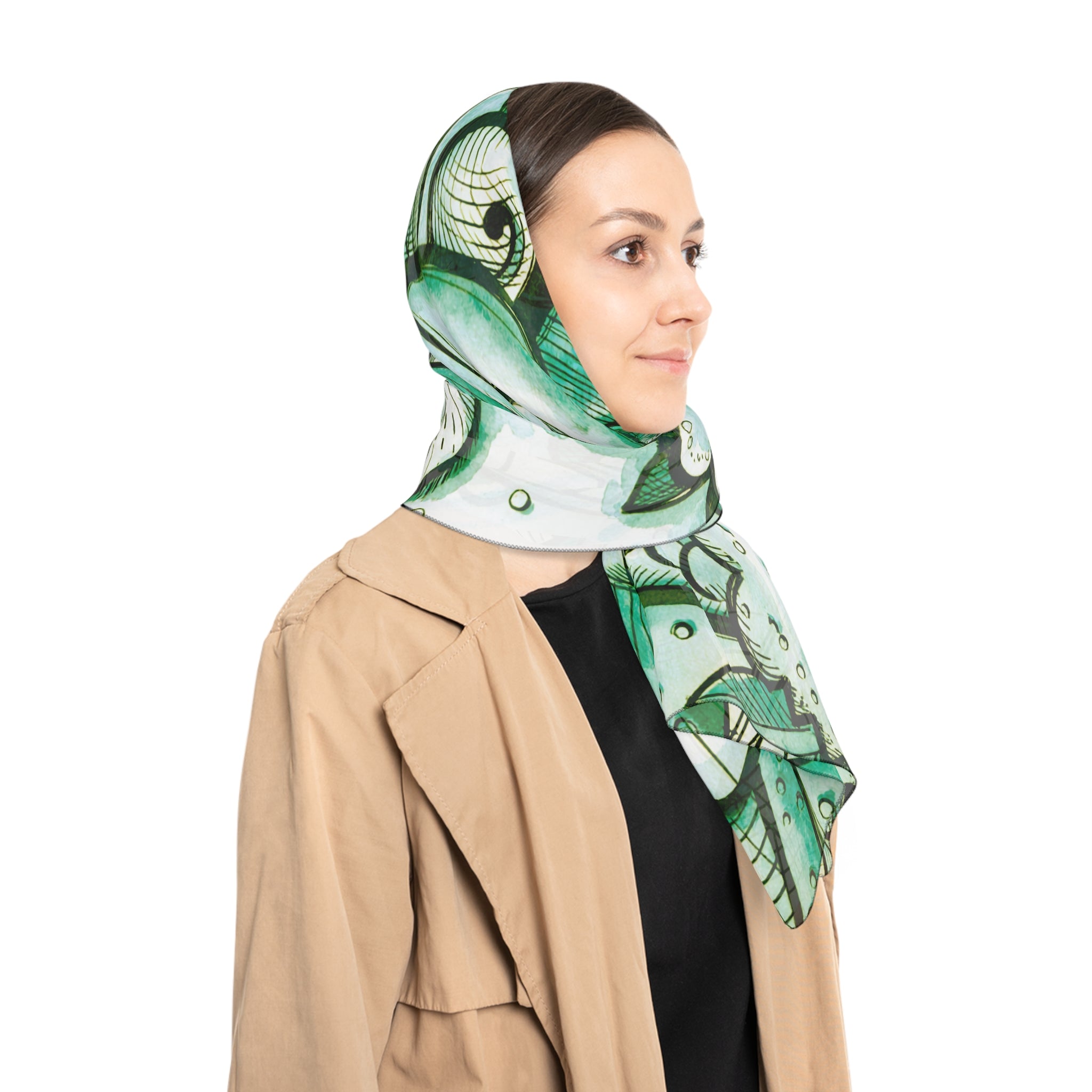 Godolphin - Verdant Ink Bloom Scarf