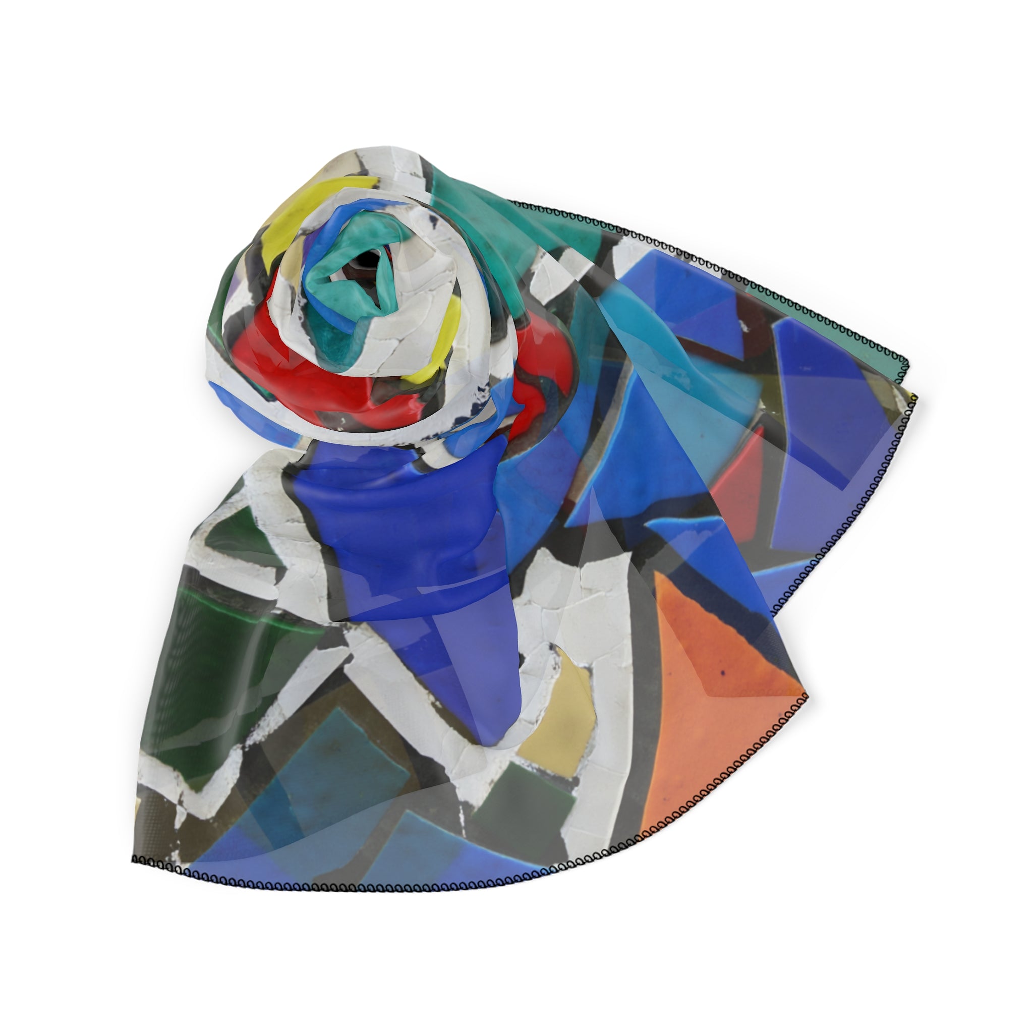 Arlington - Vibrant Mosaic Fragments Scarf