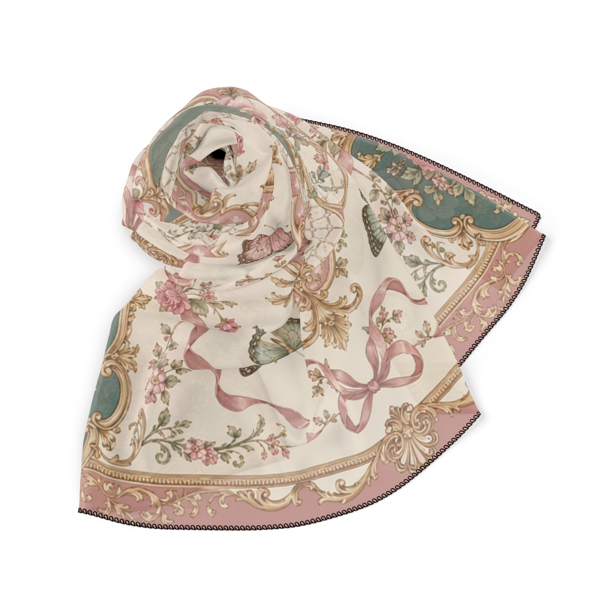 Duchess of Rosette Cameo Scarf