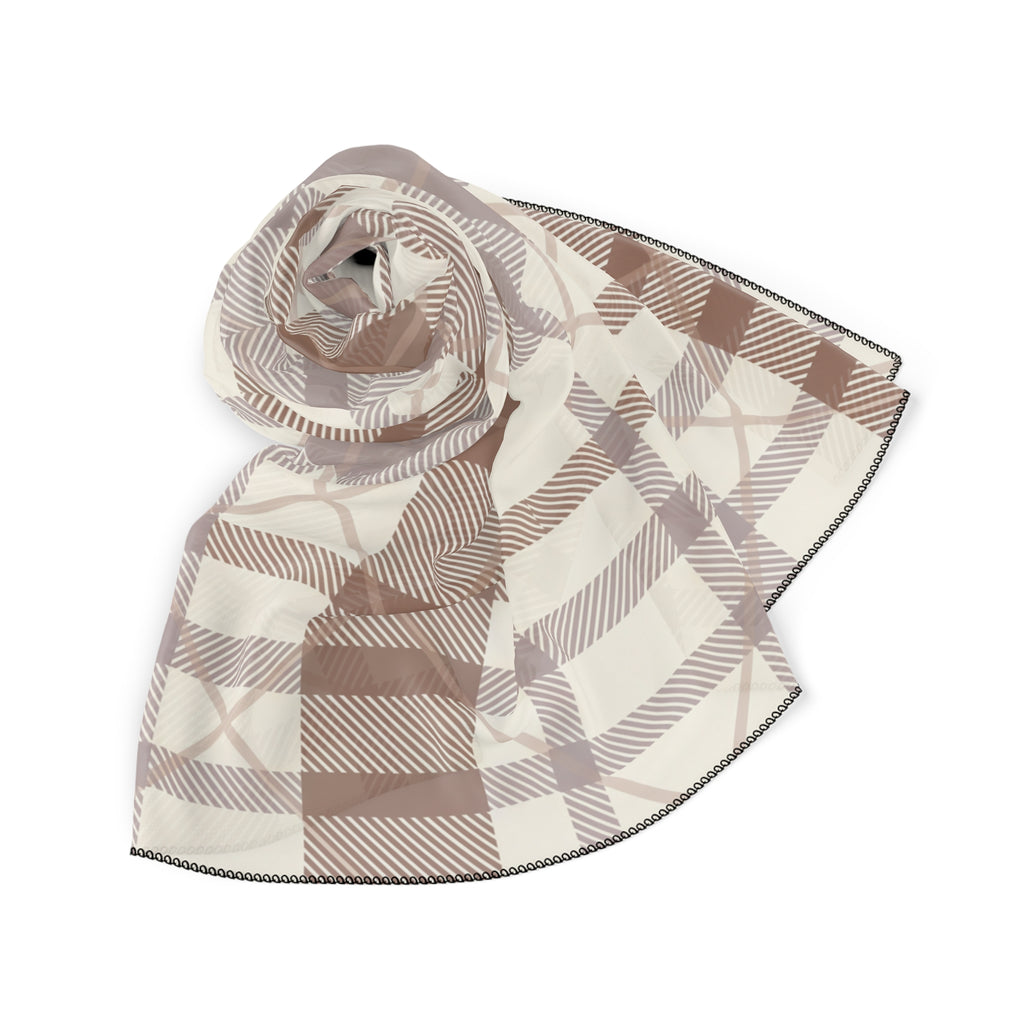 Harrogate - Cream Prince of Wales Scarf