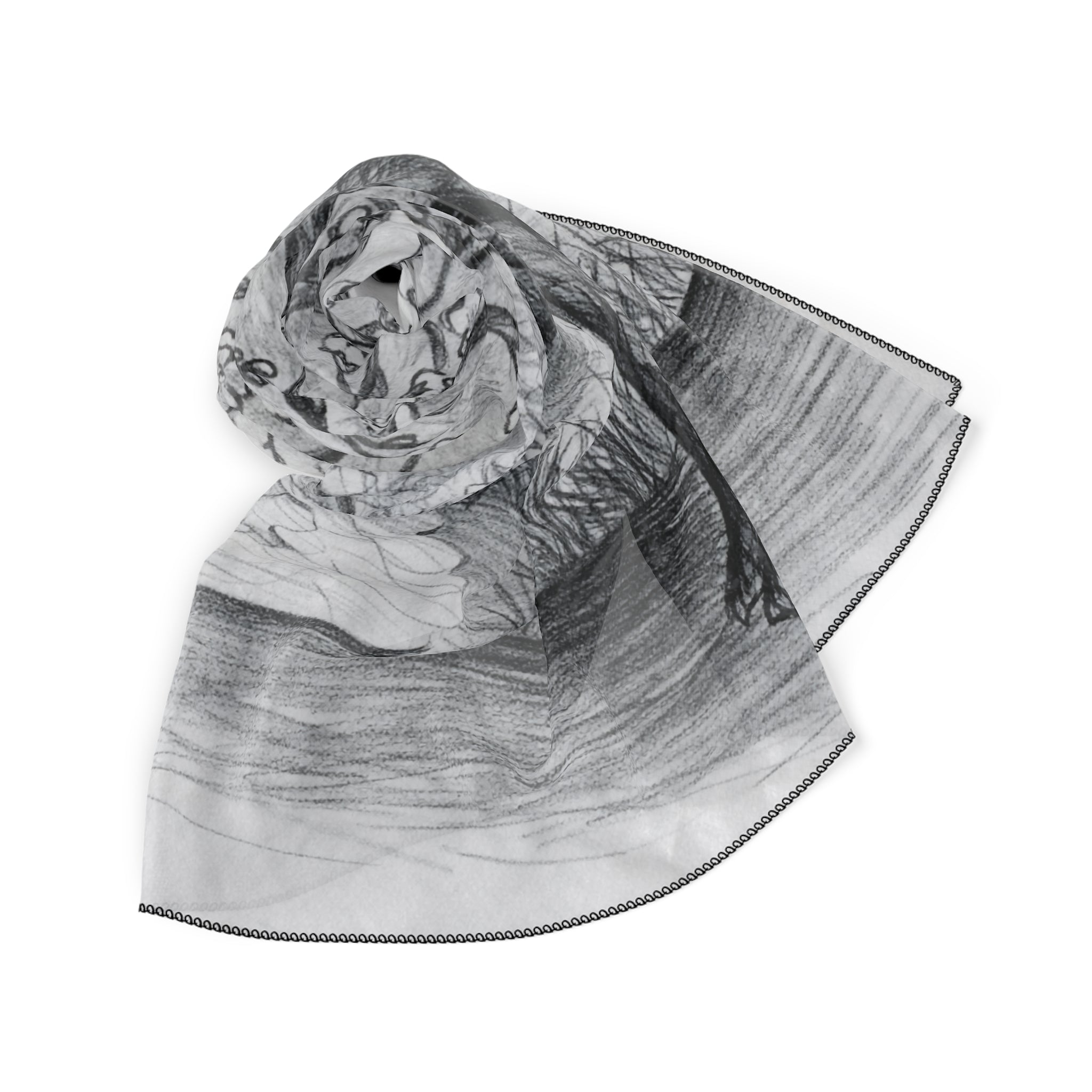 Brancaccio - Blossom Reverie Sketch Scarf