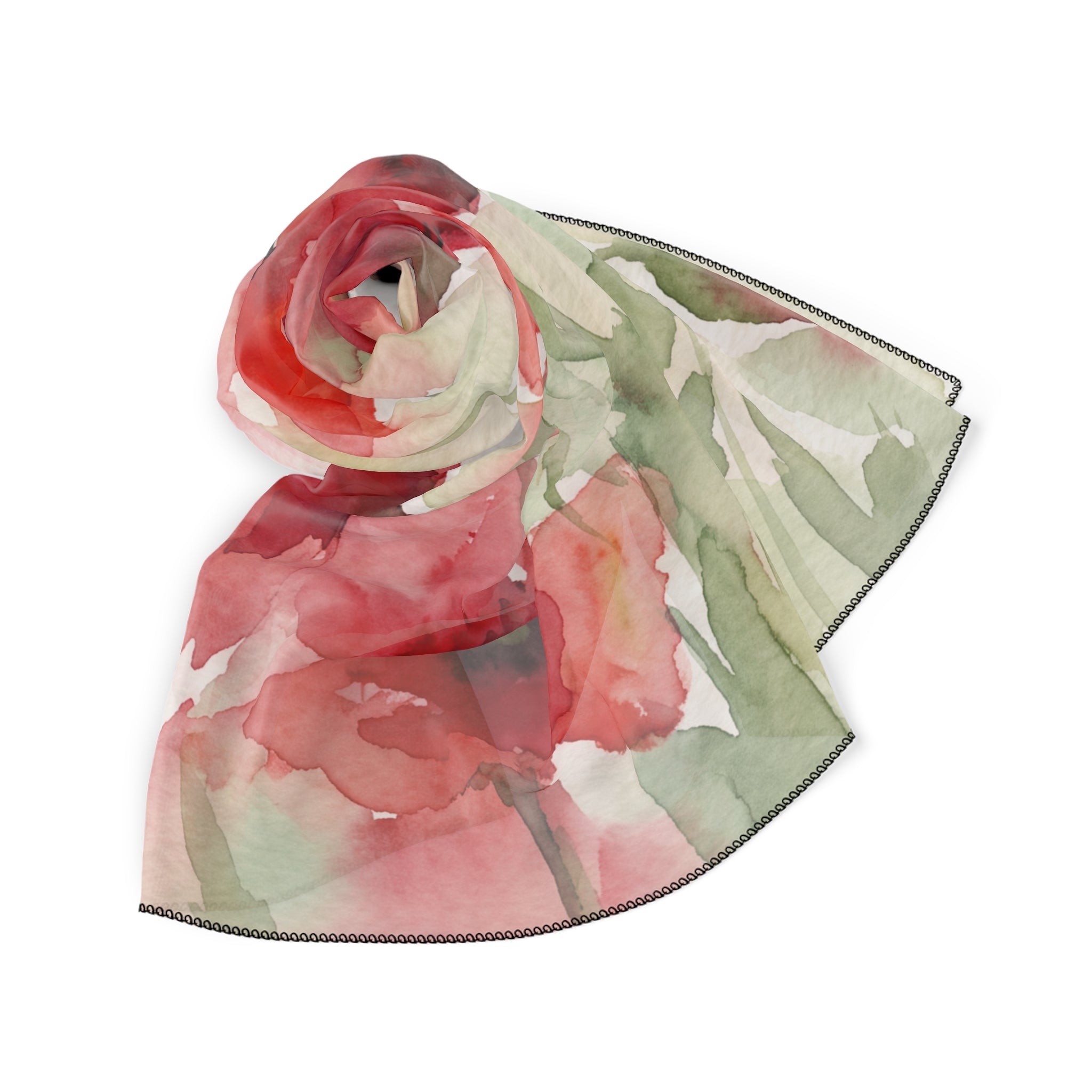 Ostergaard - Poppy Wash Watercolor Scarf
