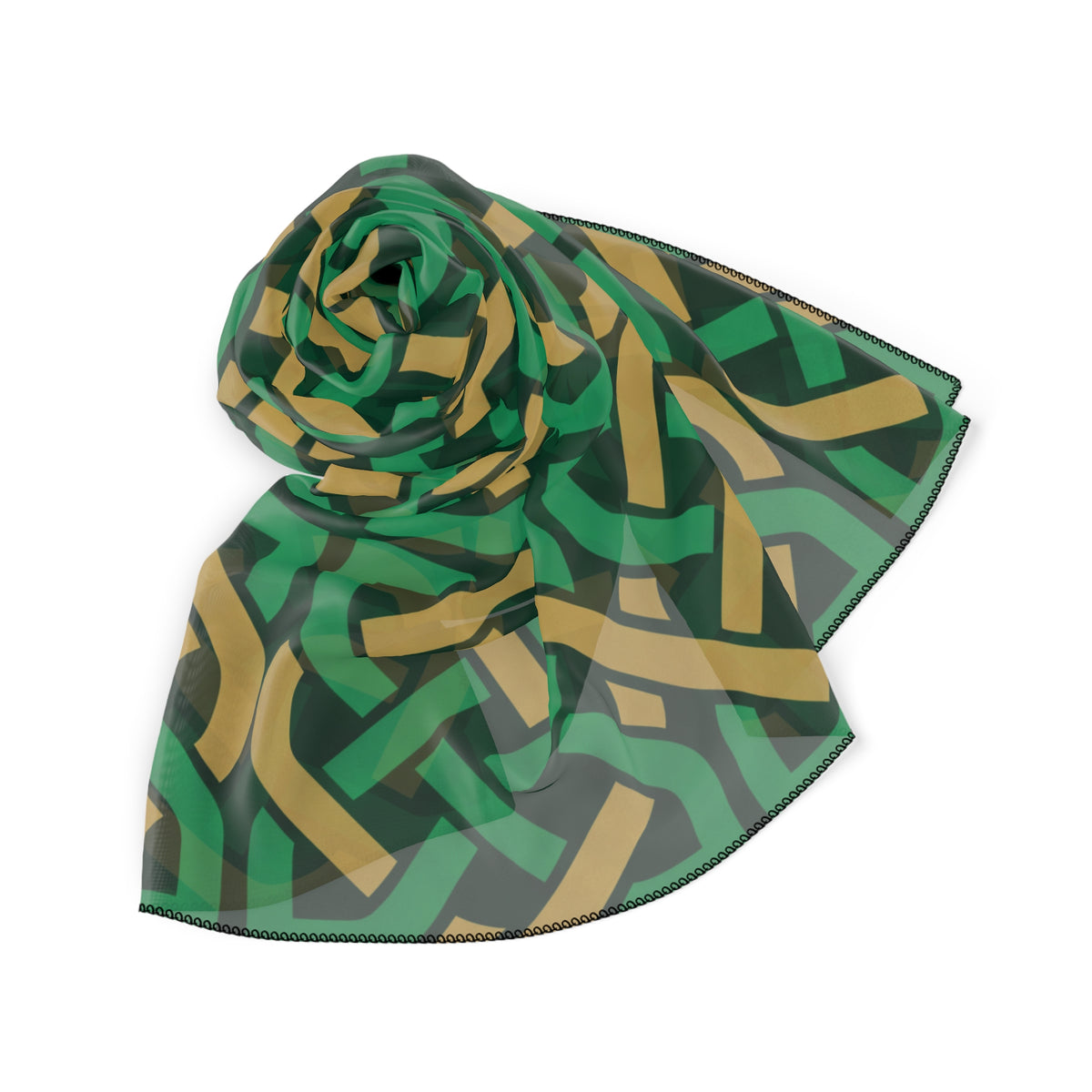 Kirkstall - Celtic Knot Emerald Scarf