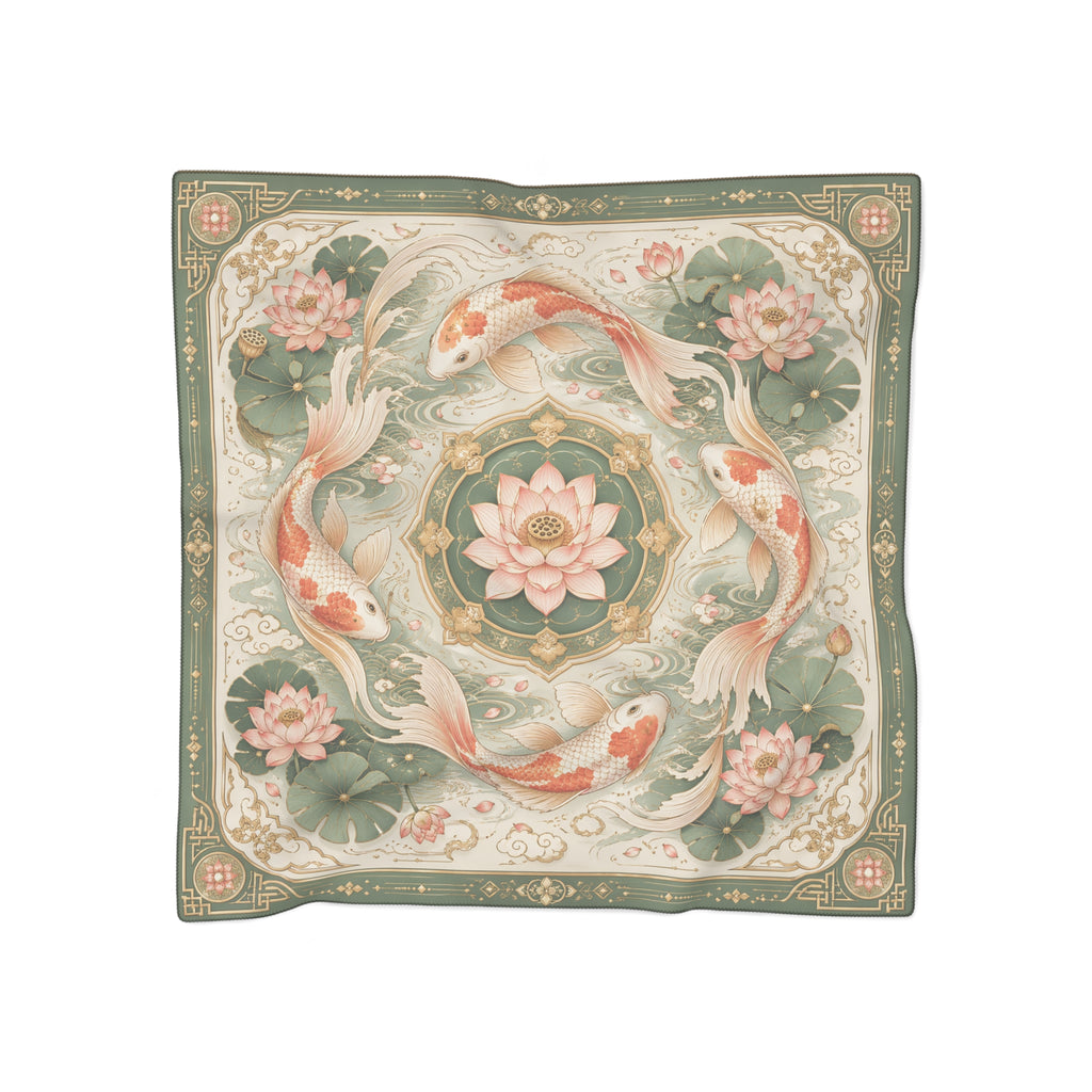 Duchess of Lotus Koi Scarf