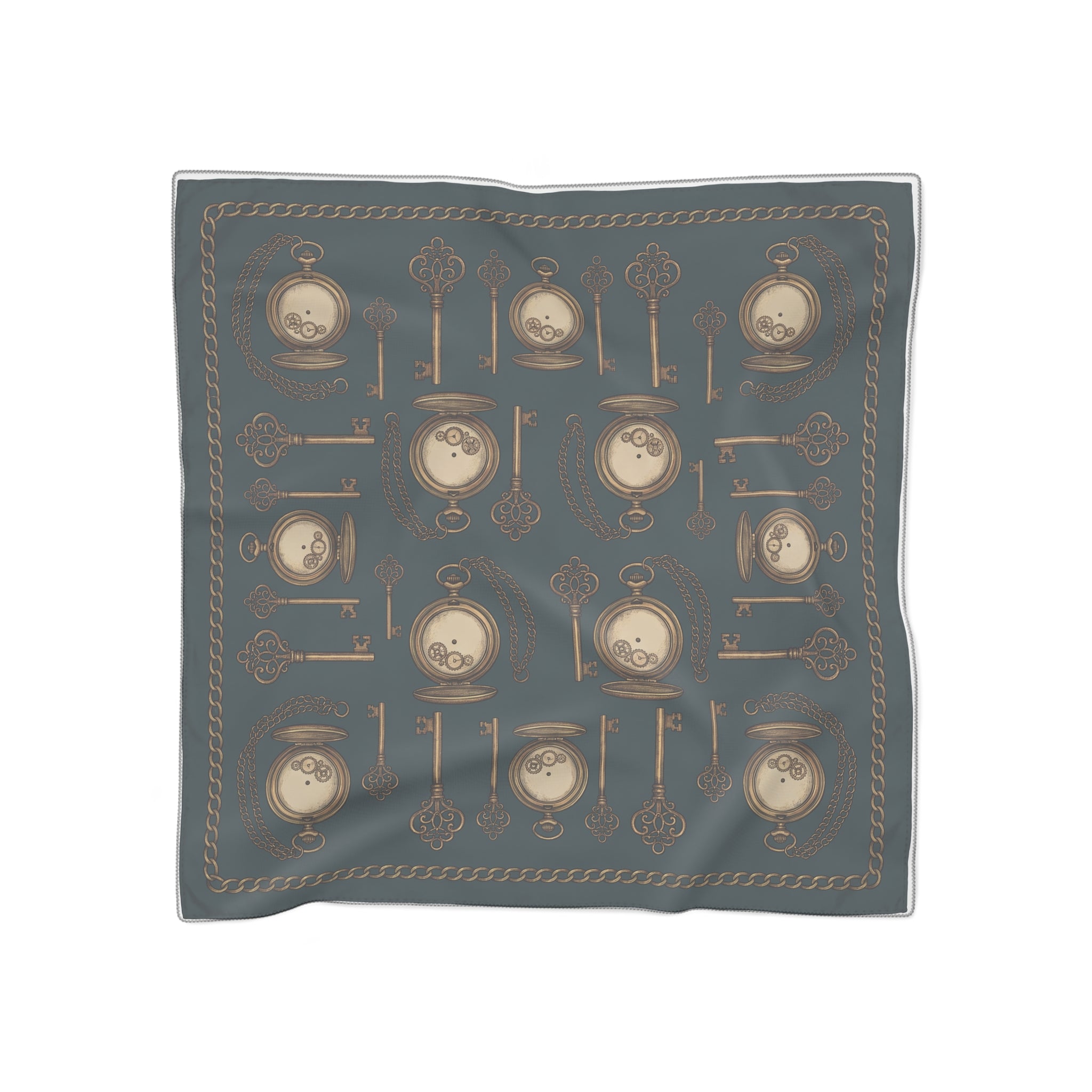 Lockhart - Keys & Pocketwatch Scarf