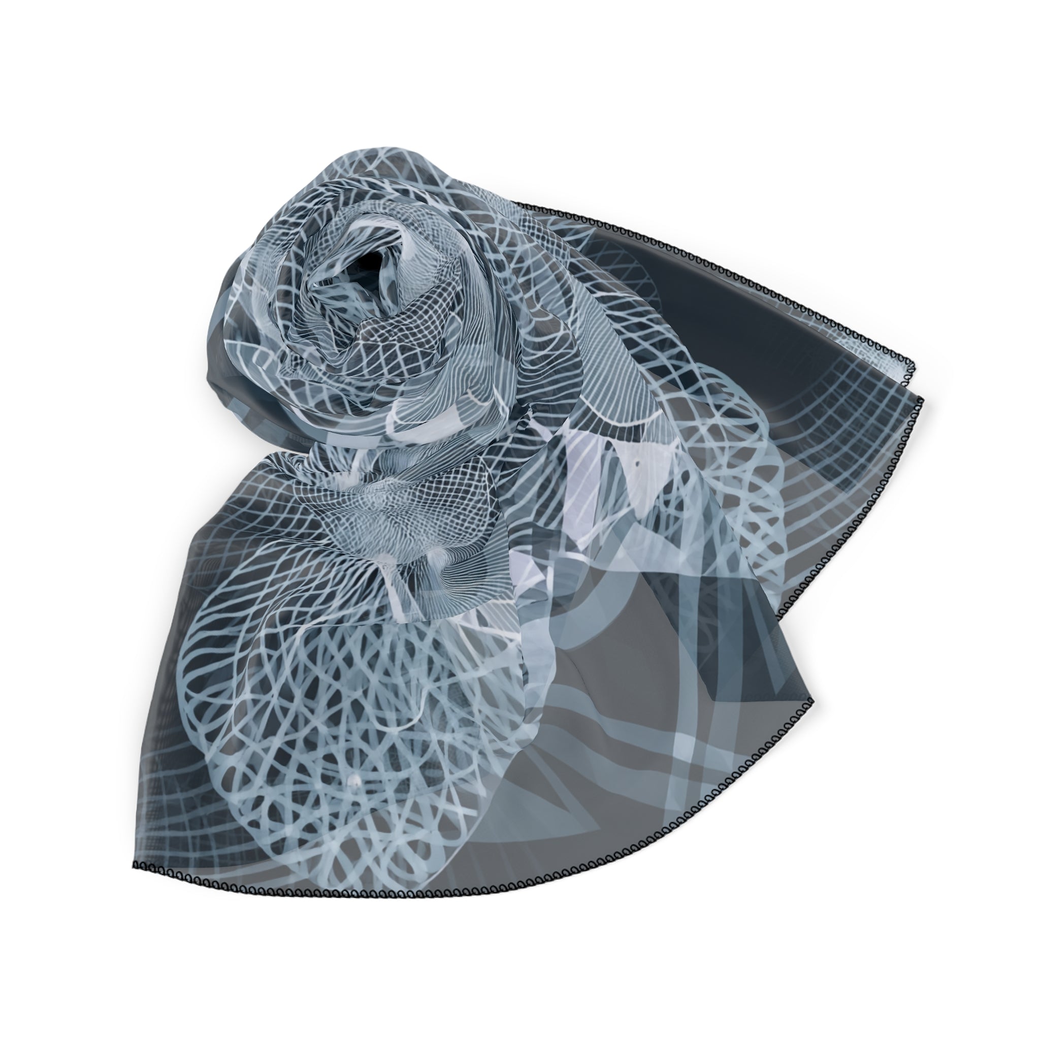 Rebolledo - Midnight Symmetry Mesh Scarf