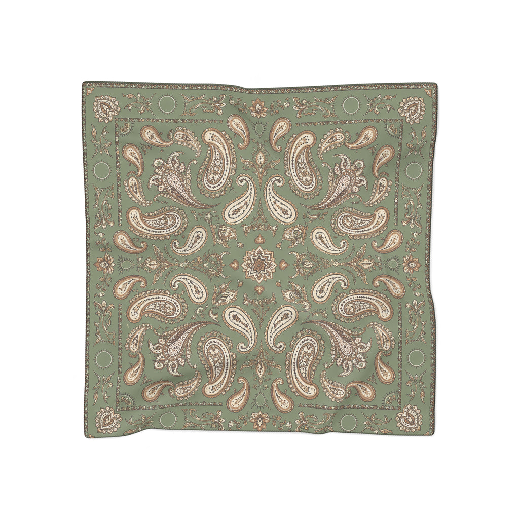 Valcárcel - Sage Paisley Vintage Scarf