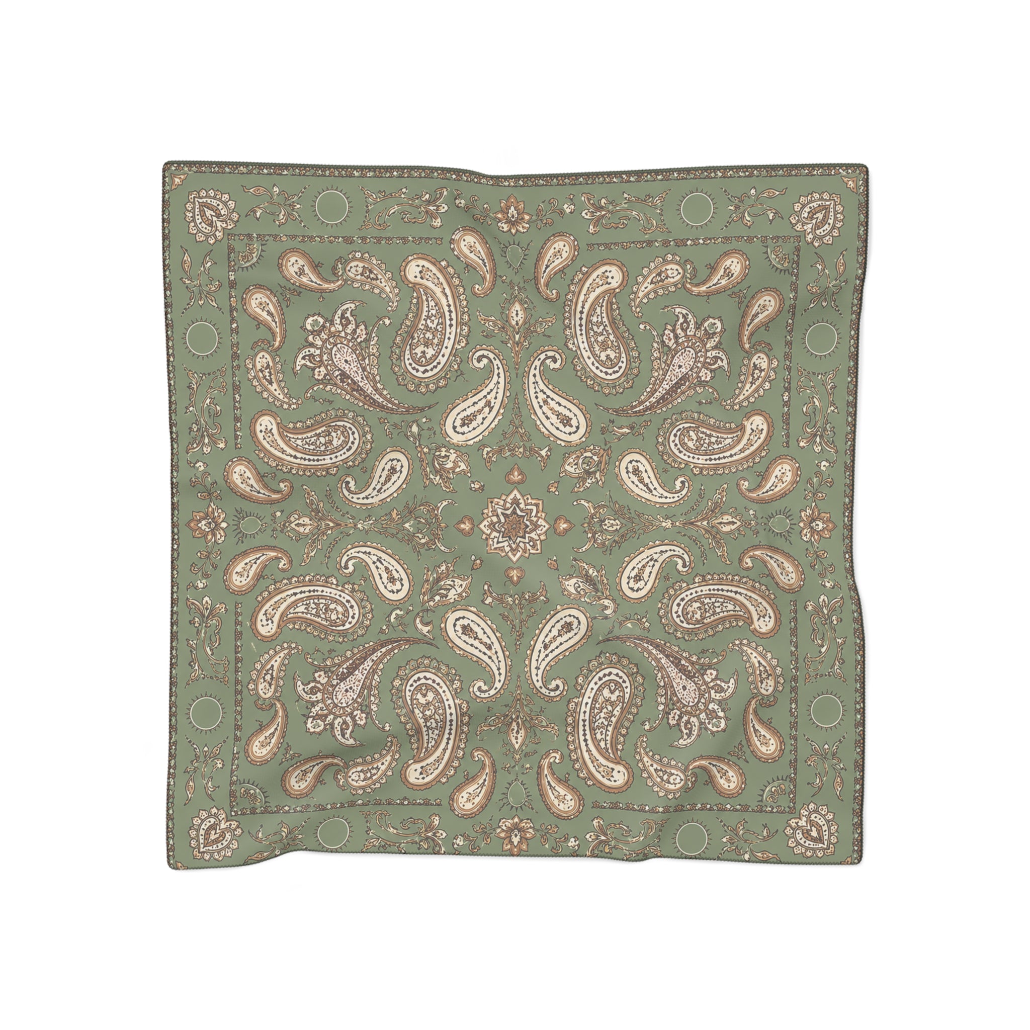 Valcárcel - Sage Paisley Vintage Scarf