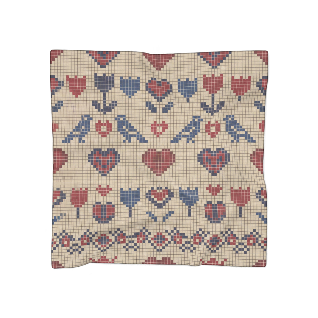 Zorzi - Folk Cross-Stitch Sampler Scarf