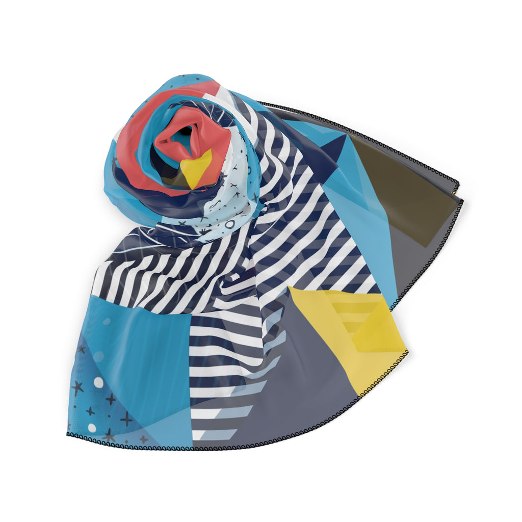 Chauvigny - Modern Patchwork Geometry Scarf