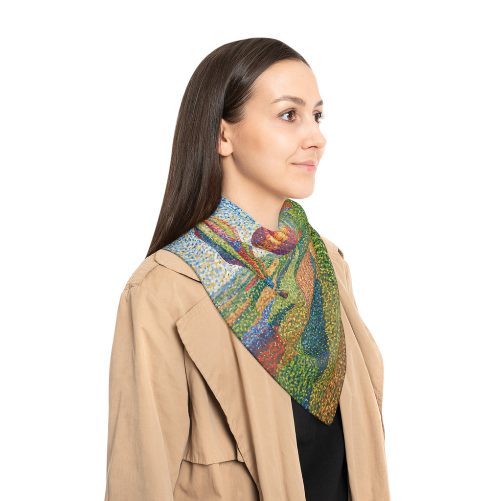 Echeverria - Balloon Sky Pointillist Scarf