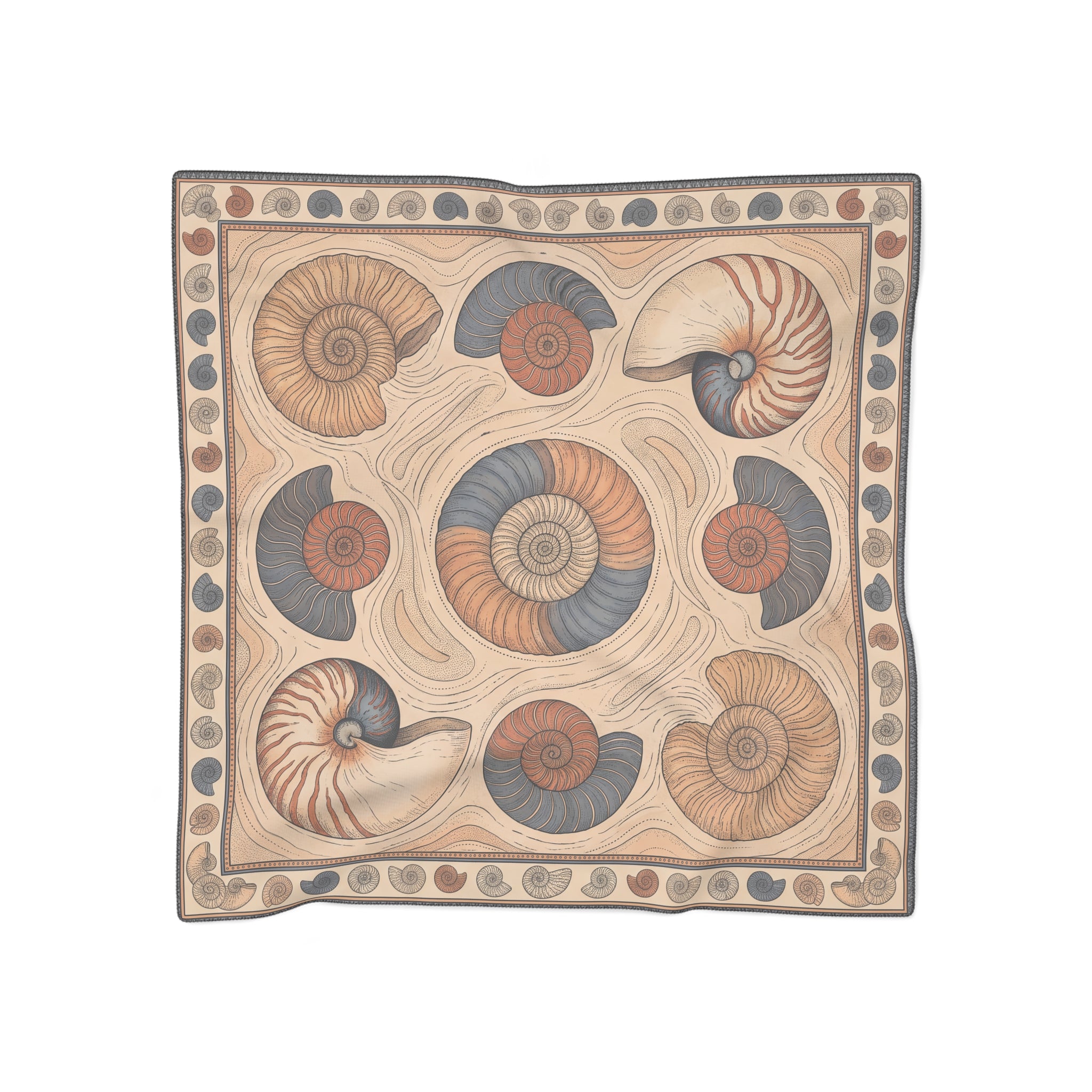 Kinross - Ammonite Fossil Study Scarf