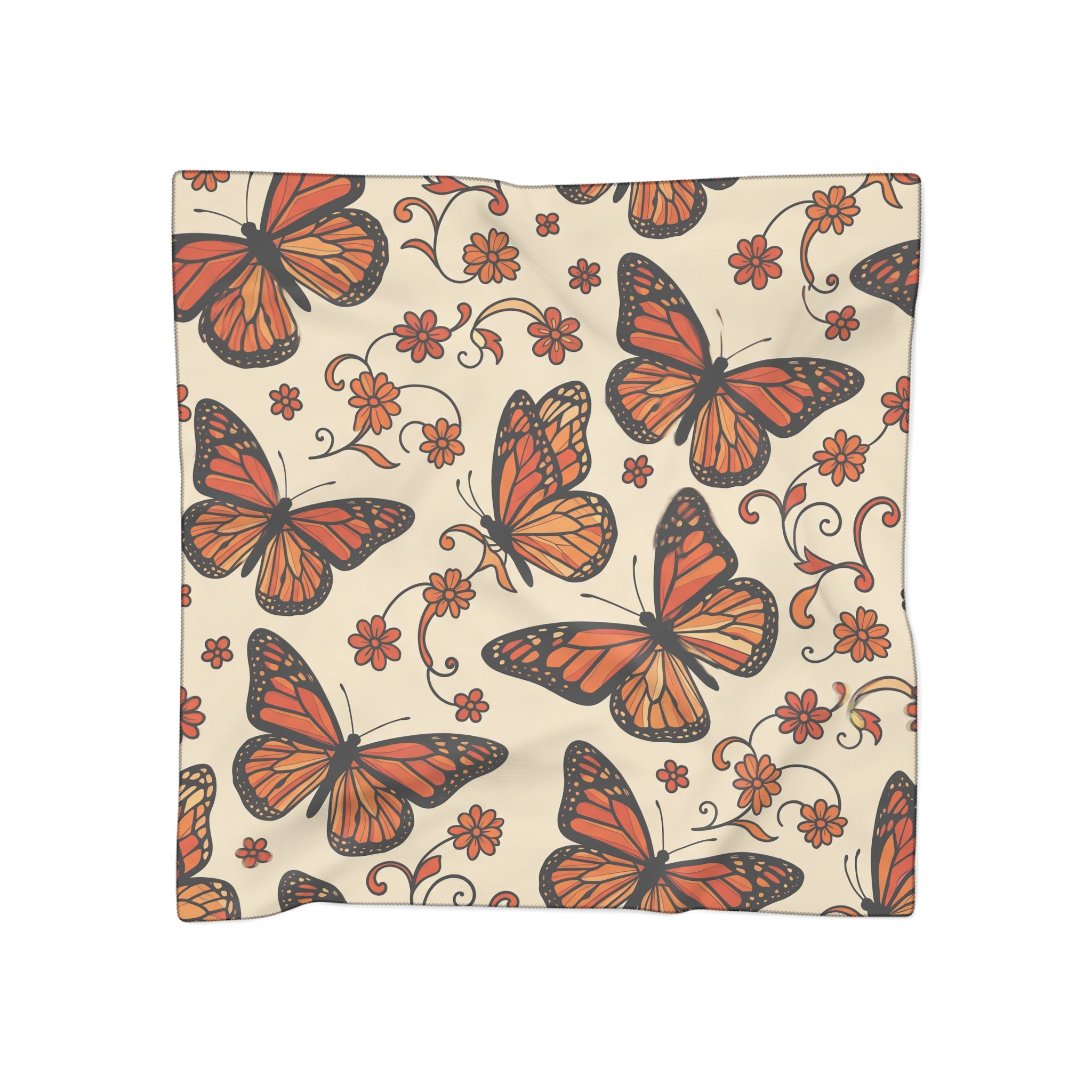 Loyola - Monarch Butterfly Garden Scarf